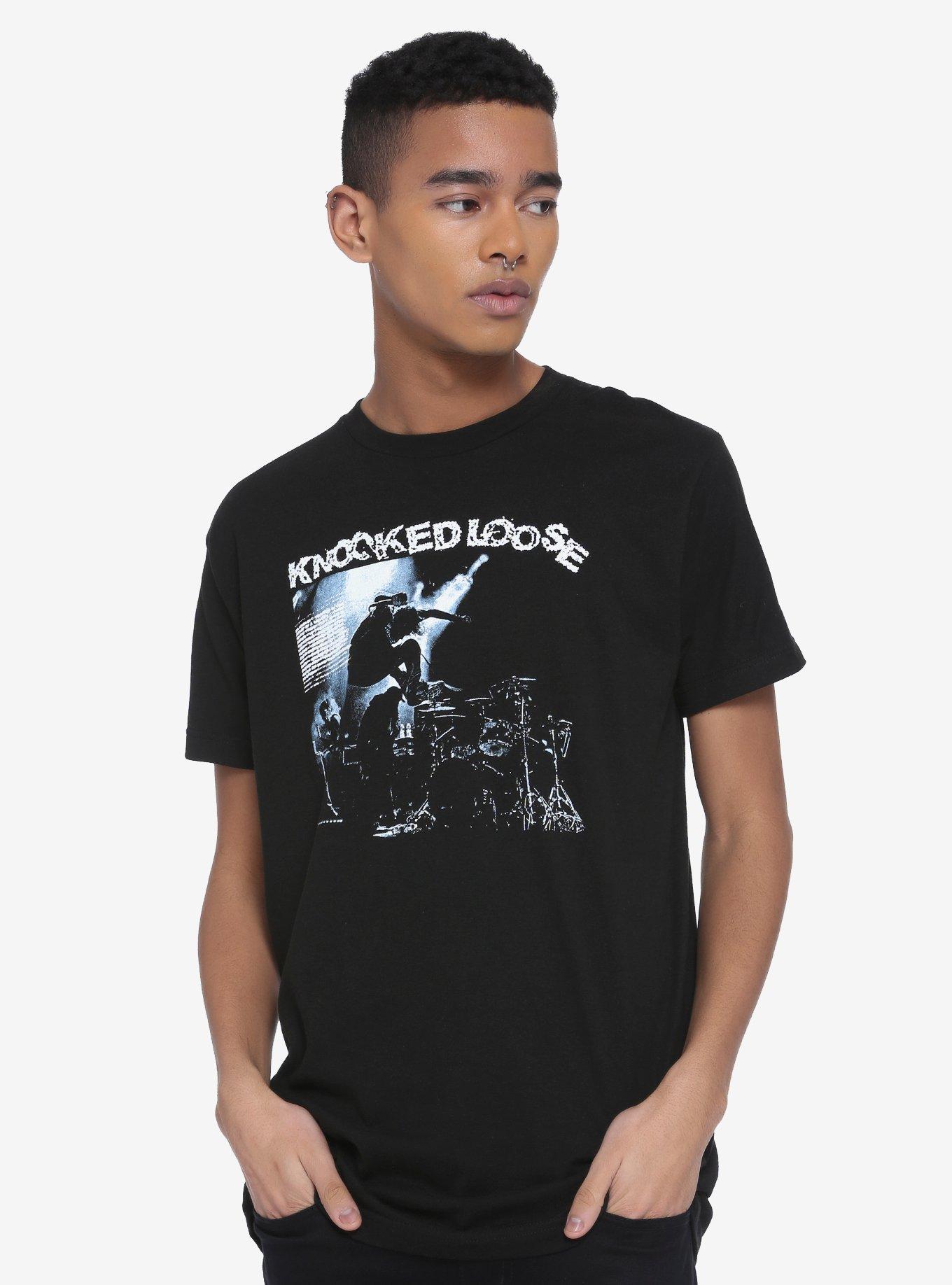 Knocked Loose Concert Photo T-Shirt, BLACK, alternate