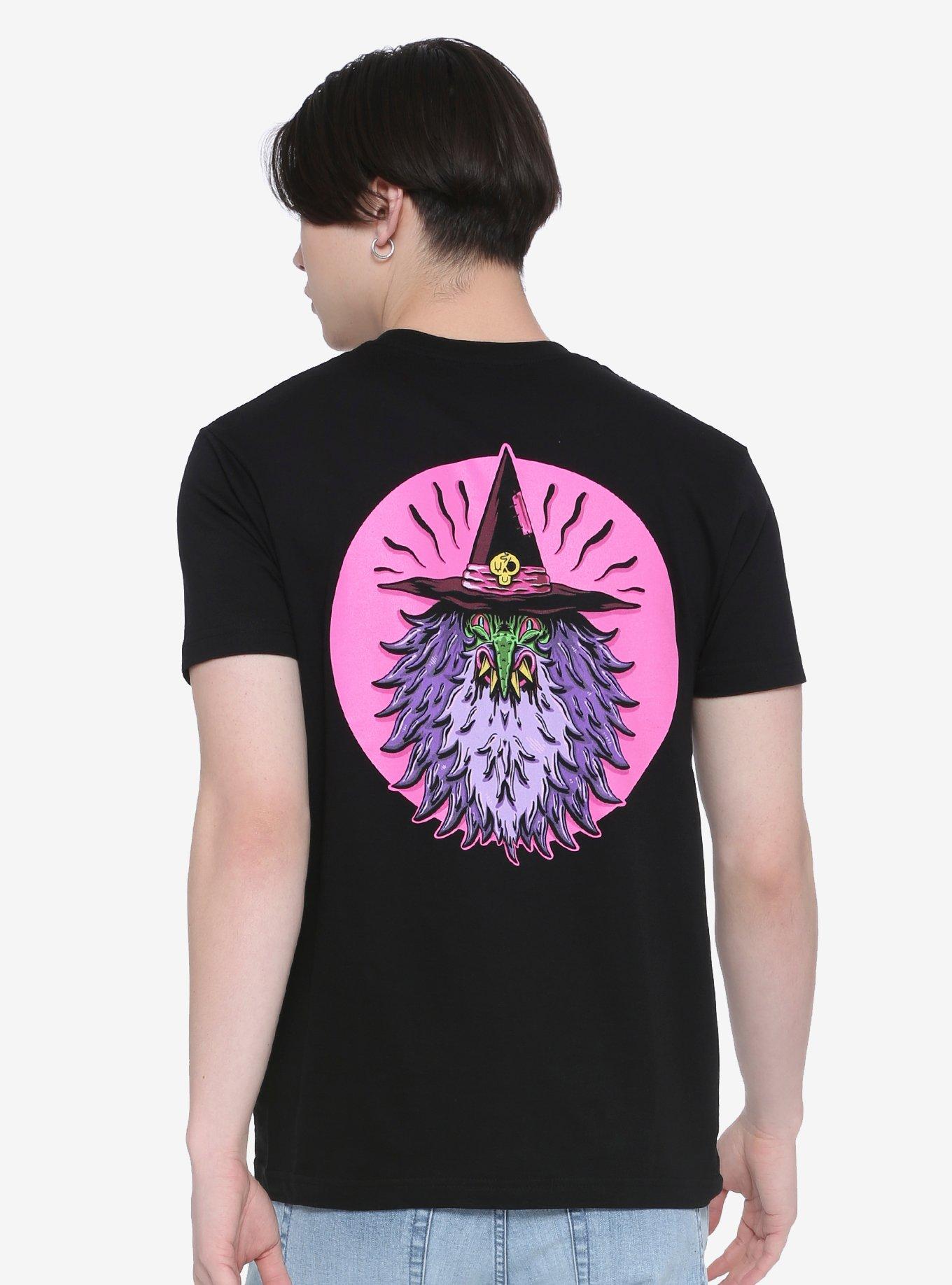 Support Your Local Wizard T-Shirt By Wizard Of Barge, BLACK, alternate