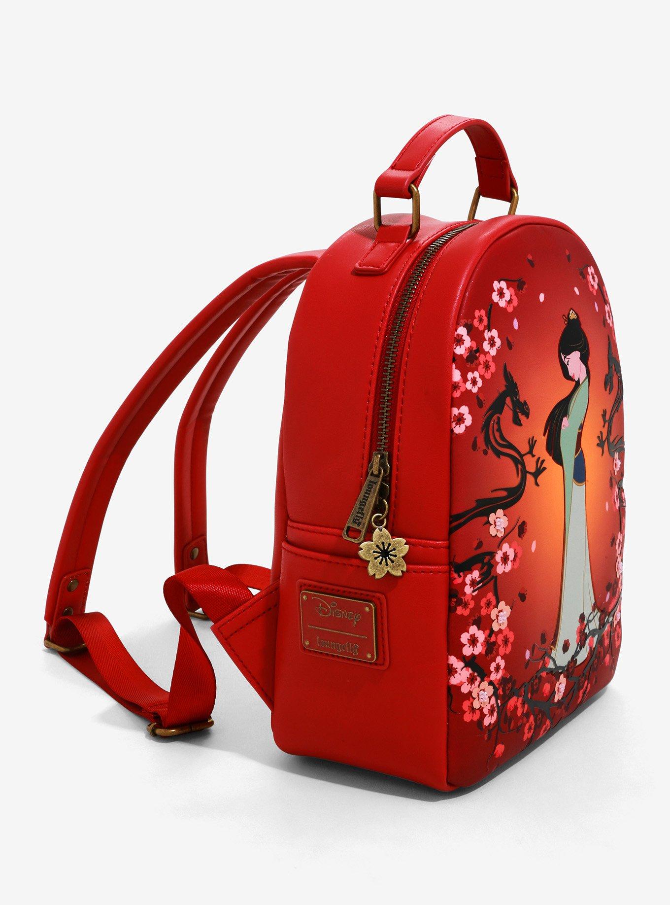 Loungefly Disney Mulan Magnolia Branches Mini Backpack - BoxLunch Exclusive, , alternate
