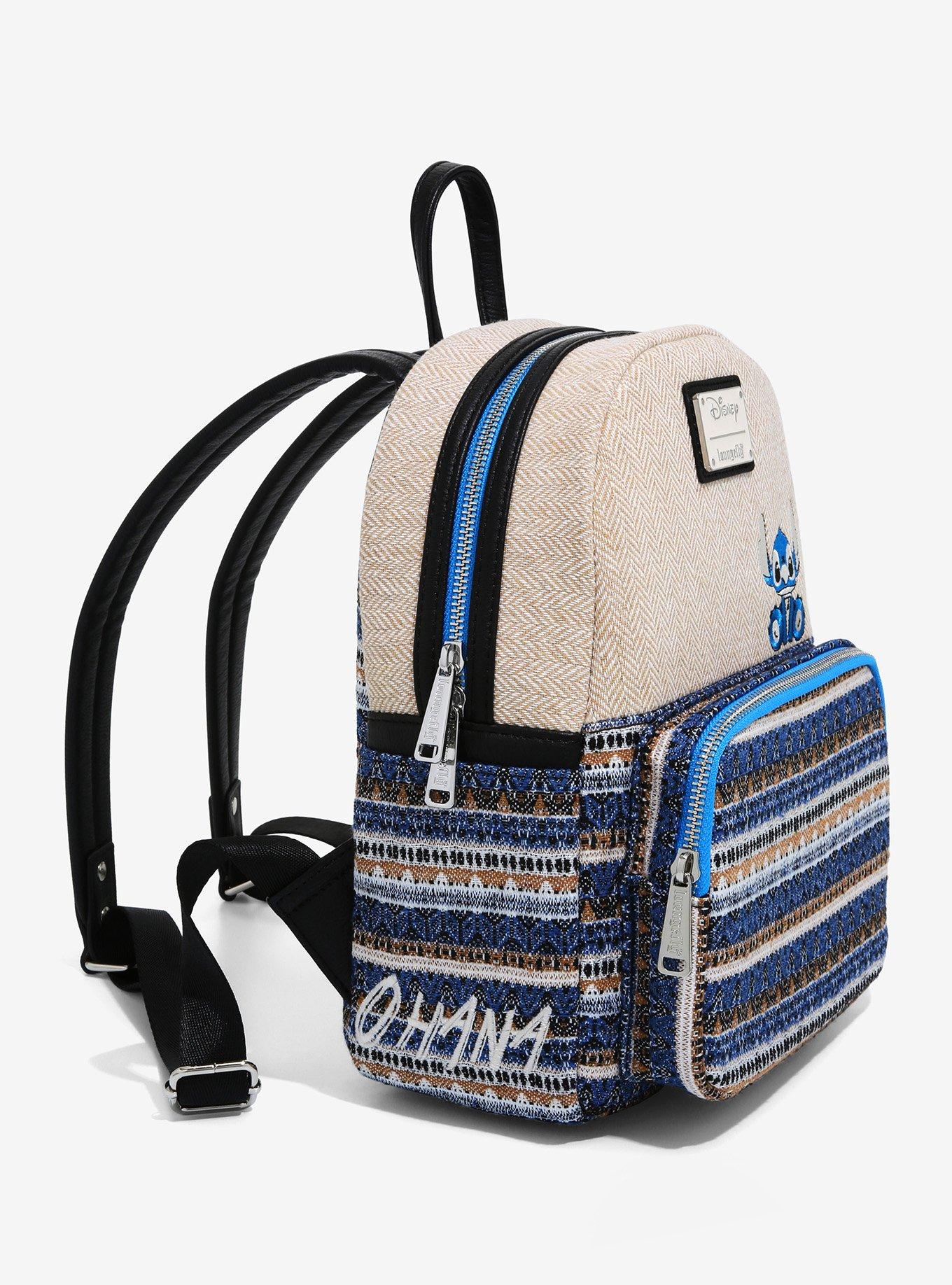 Loungefly Disney Lilo & Stitch Woven Mini Backpack - BoxLunch Exclusive, , alternate