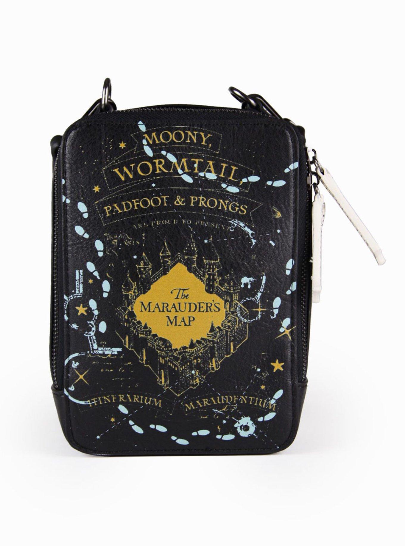 Danielle Nicole Harry Potter Marauders Map Glow In The Dark Crossbody Bag, , alternate