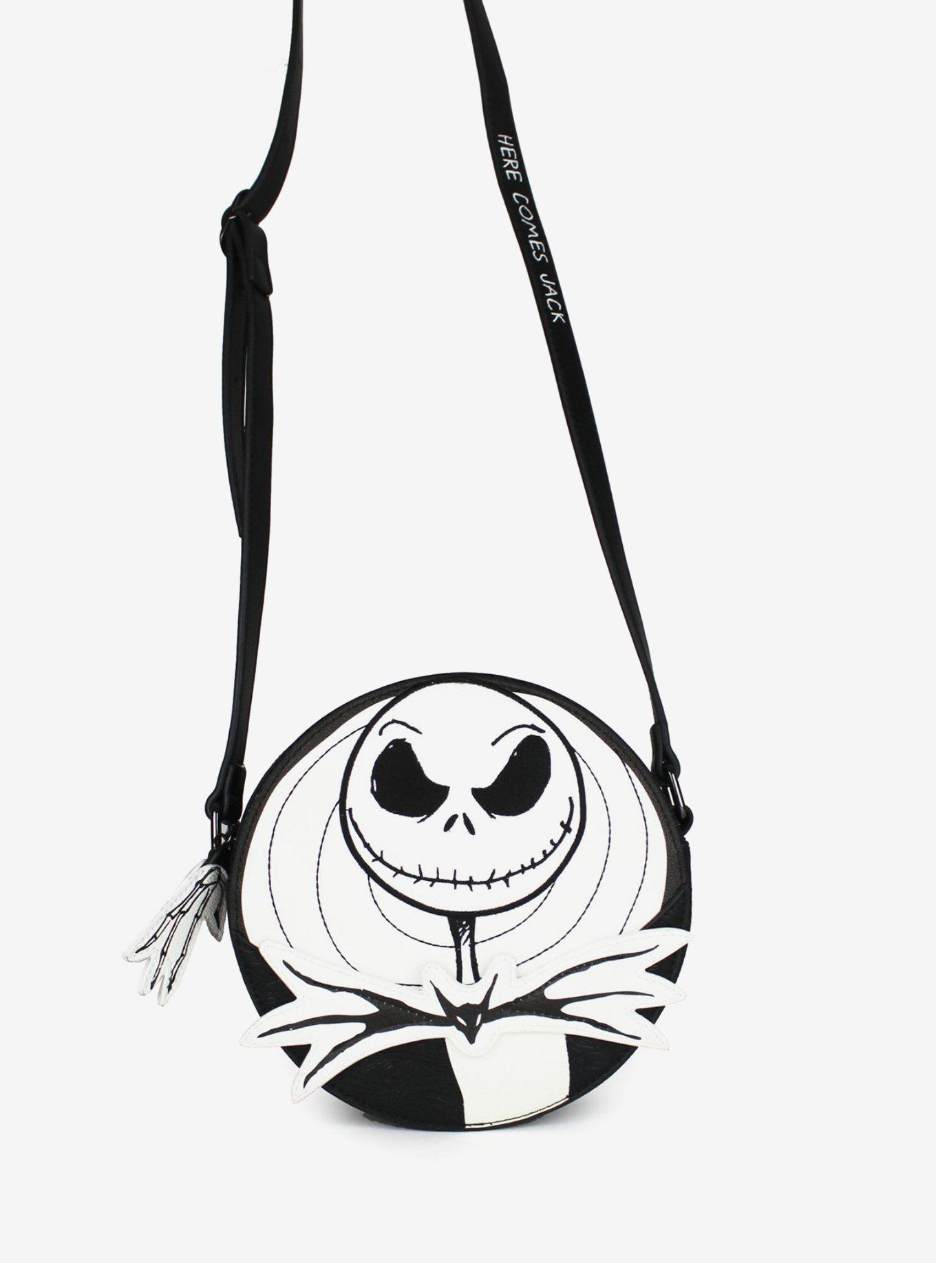 Danielle Nicole The Nightmare Before Christmas Jack Skellington Round Crossbody Bag, , alternate