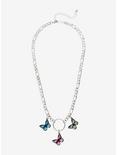 Butterfly & O-Ring Chain Necklace, , alternate