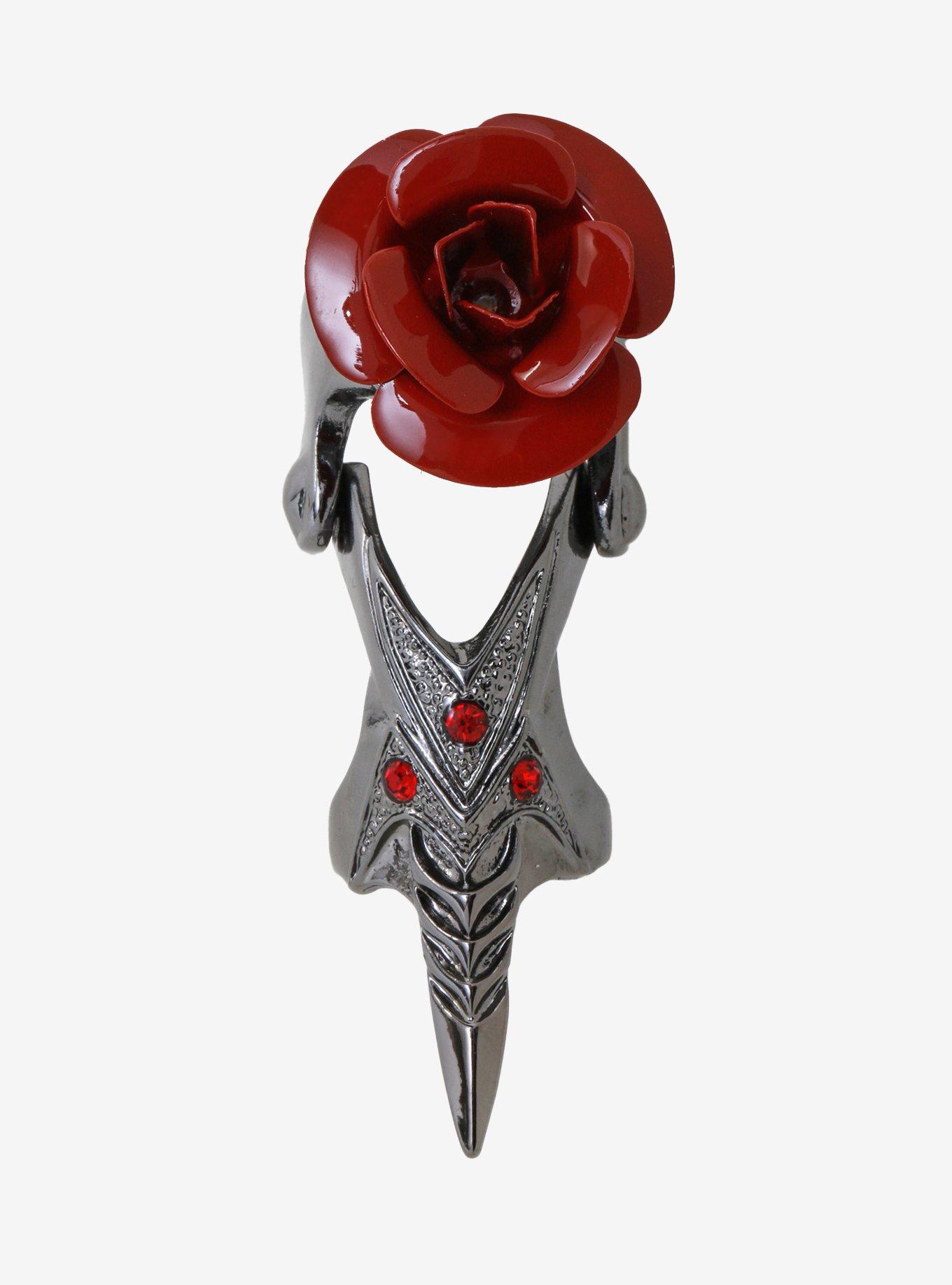 Red Rose Armor Ring, , alternate