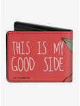 Star Wars The Mandalorian The Child This Is My Good Side Red Bifold Wallet, , alternate