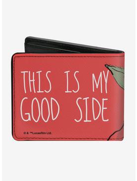 Star Wars The Mandalorian The Child This Is My Good Side Red Bifold Wallet, , hi-res