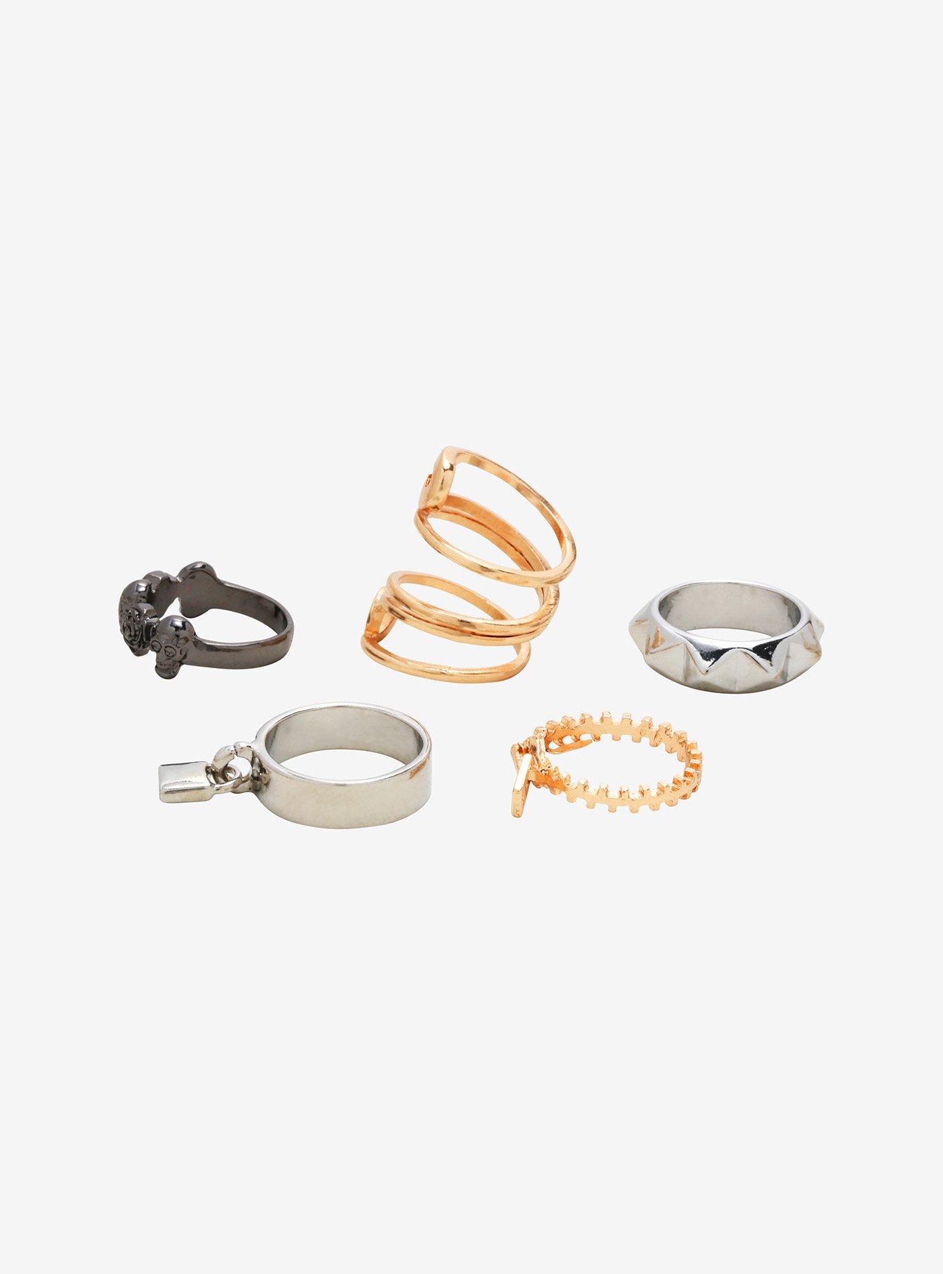Safety Pin Ring Set, , alternate