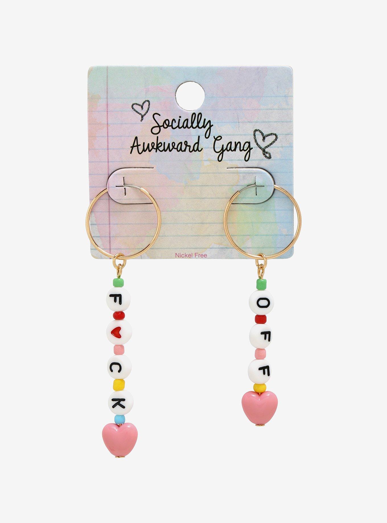 F*ck Off Mismatch Earrings, , alternate