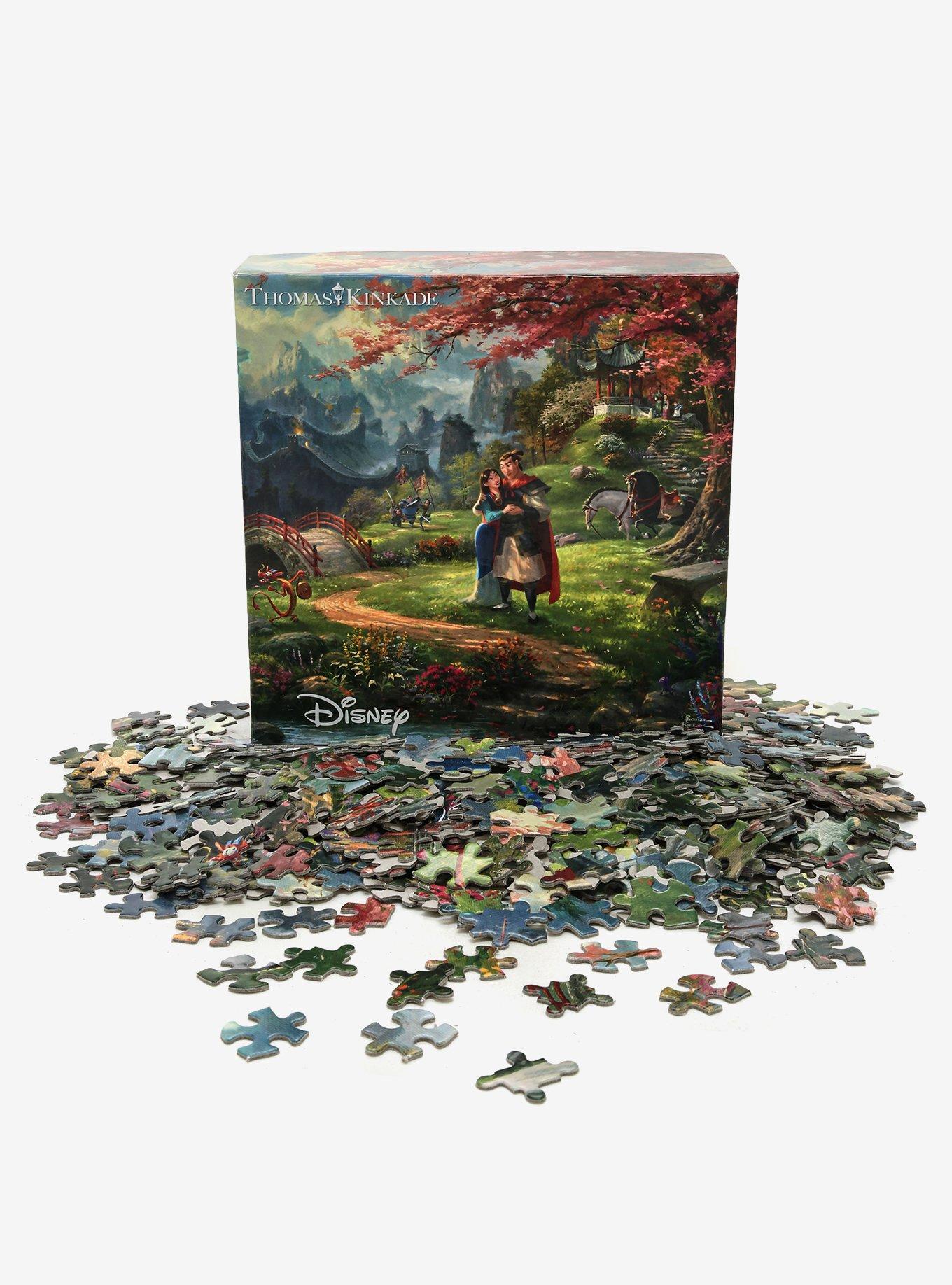 Thomas Kinkade Disney Mulan Pastoral Scene Puzzle, , alternate