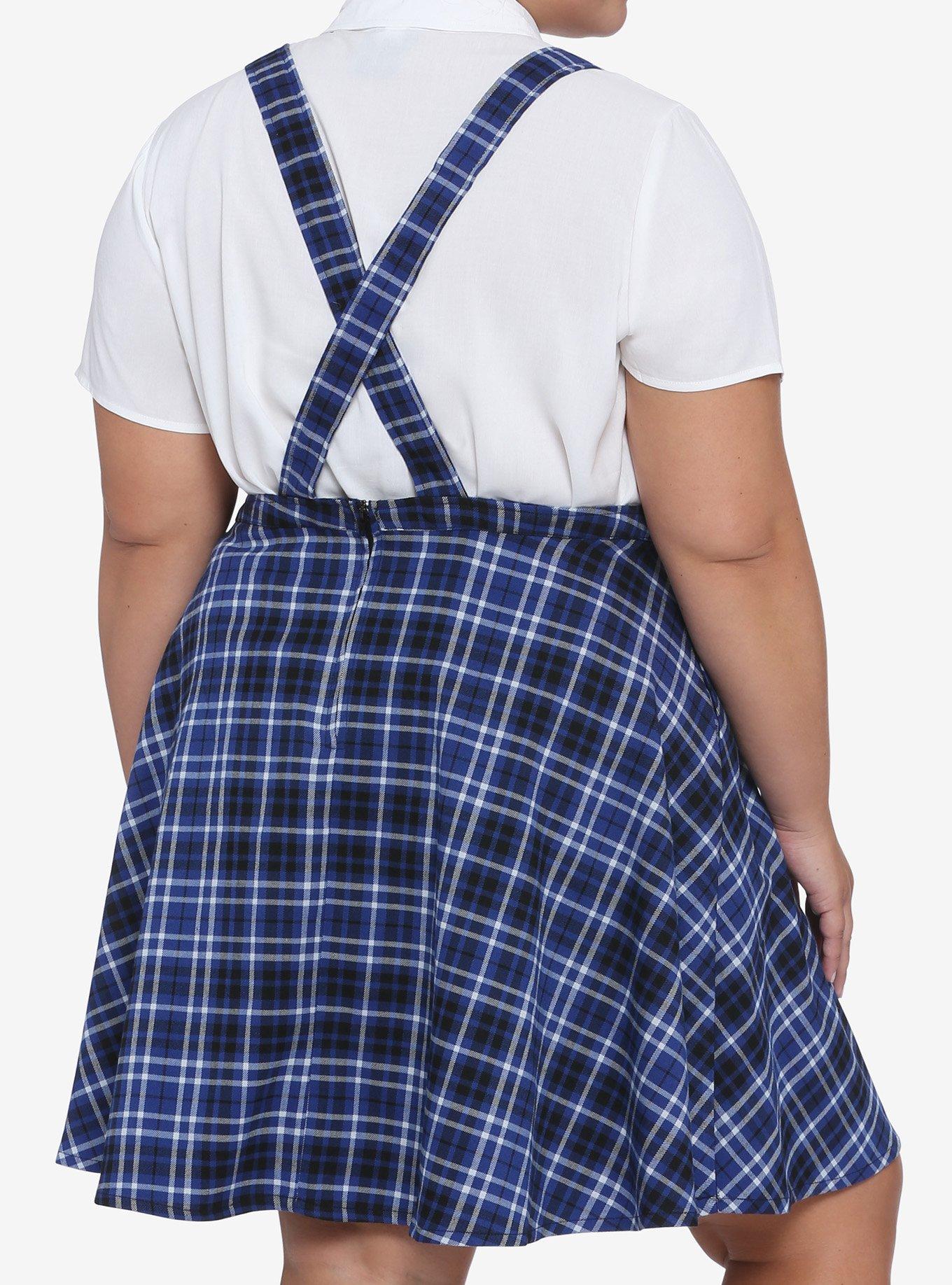 Harry Potter Ravenclaw Plaid Skirtall Plus Size, MULTI, alternate