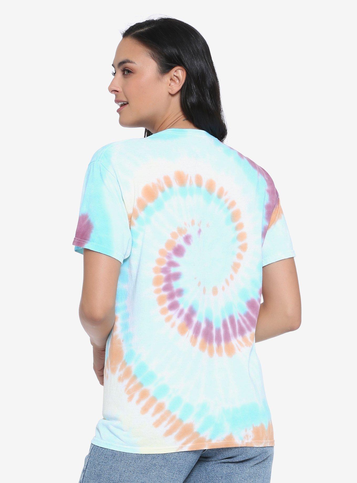 Disney Pocahontas Spiral Tie-Dye Women's T-Shirt - BoxLunch Exclusive, TIE DYE, alternate