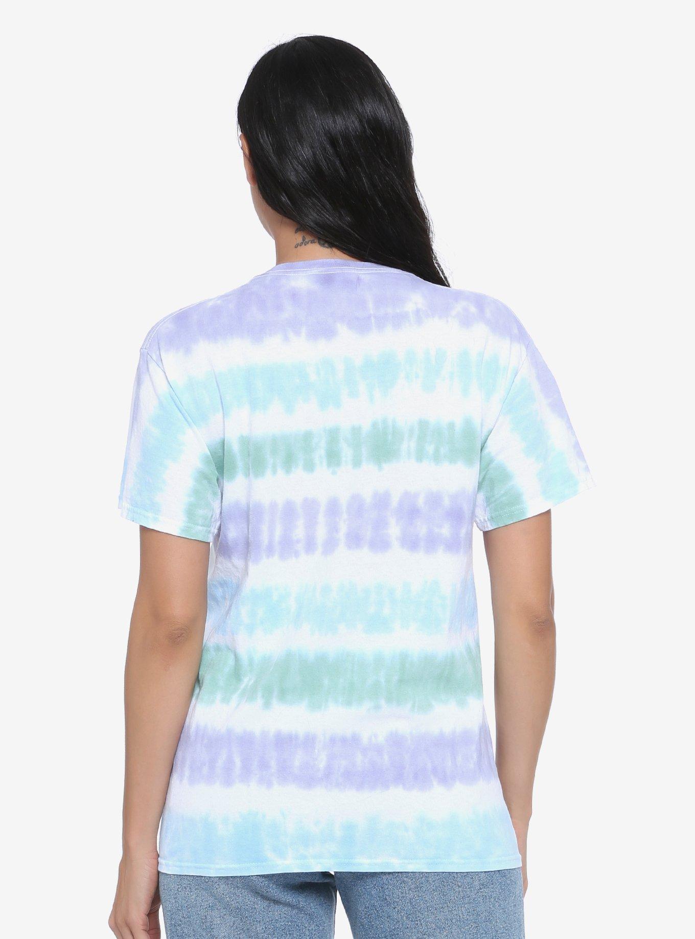 Disney The Little Mermaid Ariel Striped Tie-Dye Women's T-Shirt - BoxLunch Exclusive, TIE DYE, alternate