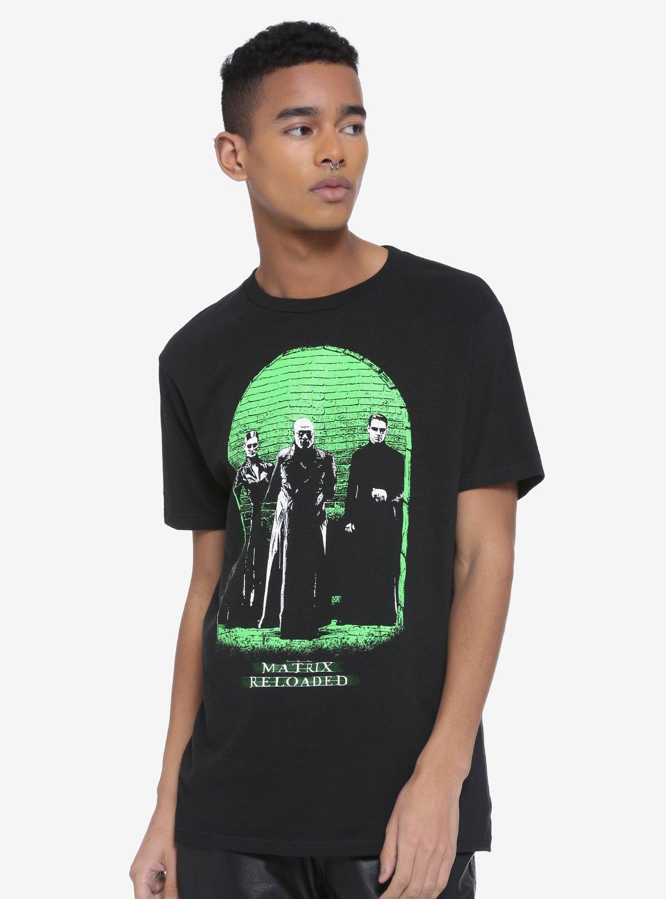 The Matrix Reloaded Trio Photo T-Shirt, BLACK, alternate