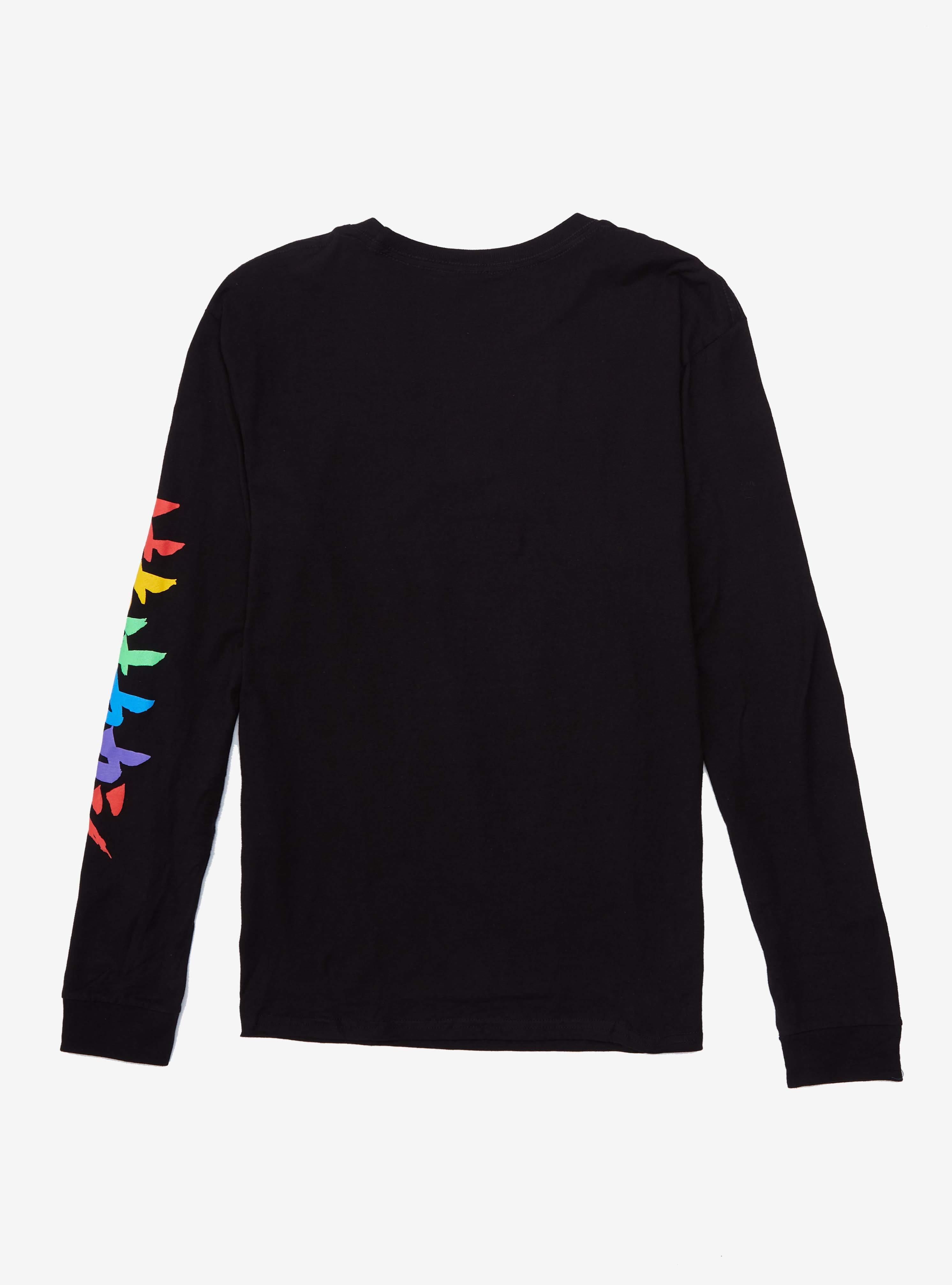 Naruto Kakashi Hatake Cartoon Long Sleeve T-Shirt - BoxLunch Exclusive, BLACK, alternate