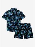 Disney Lilo & Stitch Tropical Toddler Woven Button-Up - BoxLunch Exclusive, BLUE, alternate
