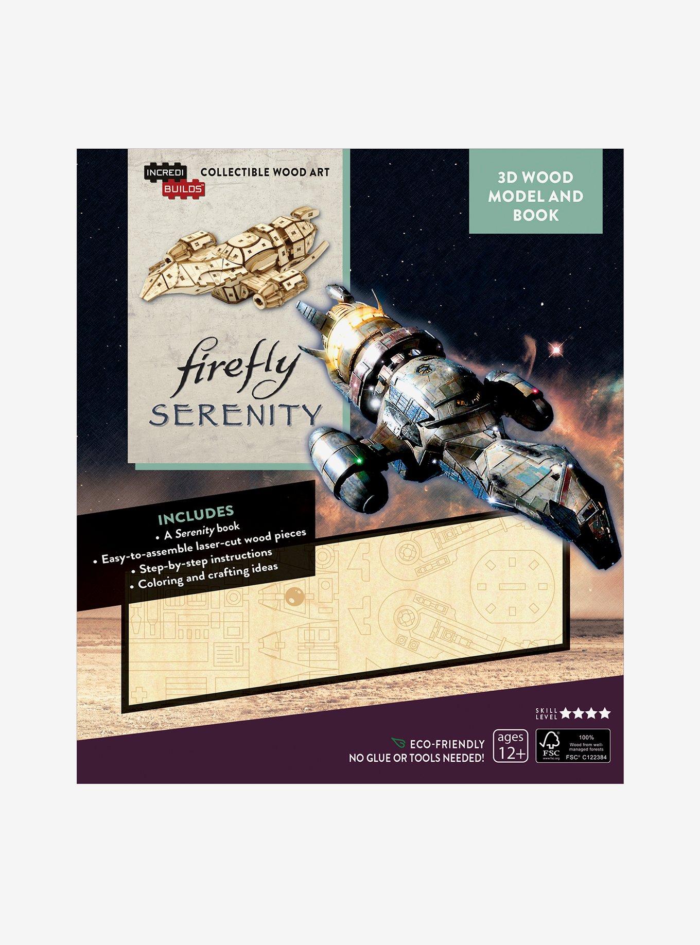 IncrediBuilds Firefly Serenity Book & 3D Wood Model Kit, , alternate