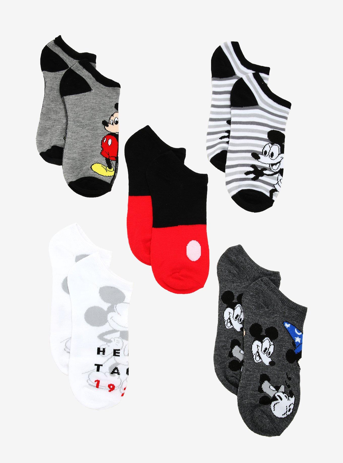 Disney Classic Mickey Mouse Ankle Sock Set, , alternate