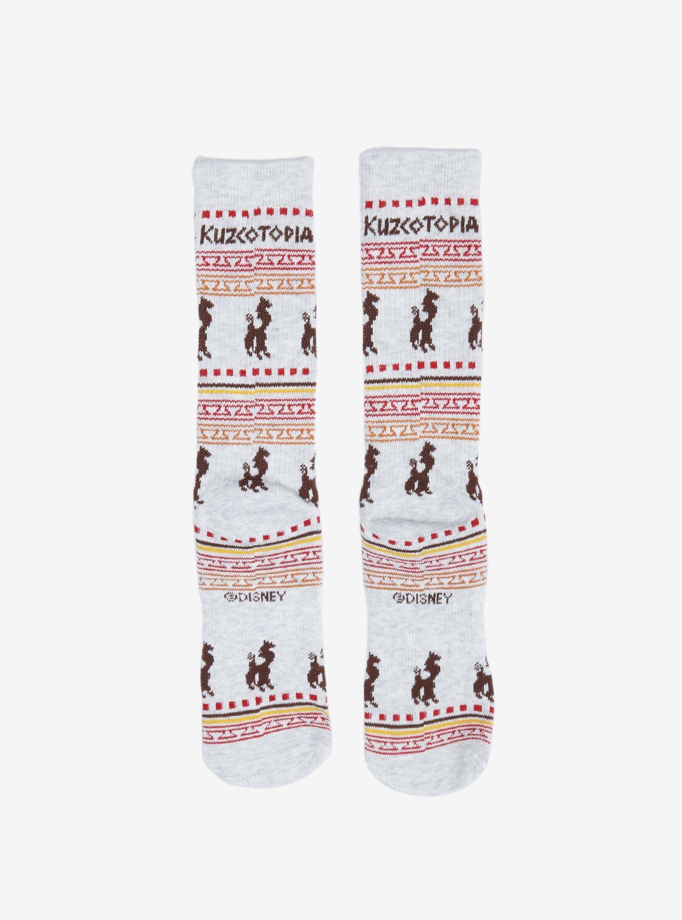 Disney The Emperor's New Groove Kuzcotopia Crew Socks, , alternate