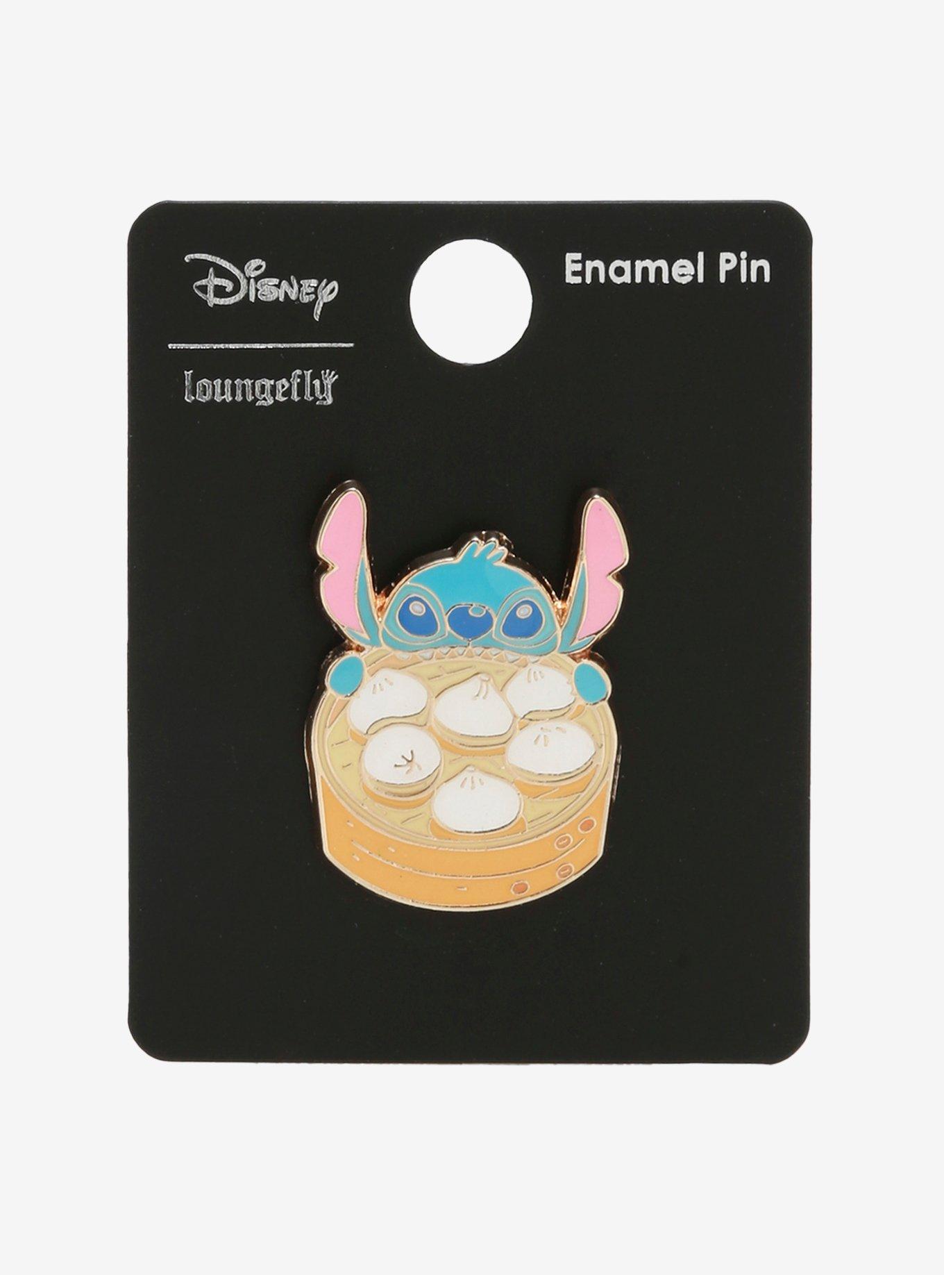 Loungefly Disney Lilo & Stitch Dumplings Enamel Pin - BoxLunch Exclusive, , alternate