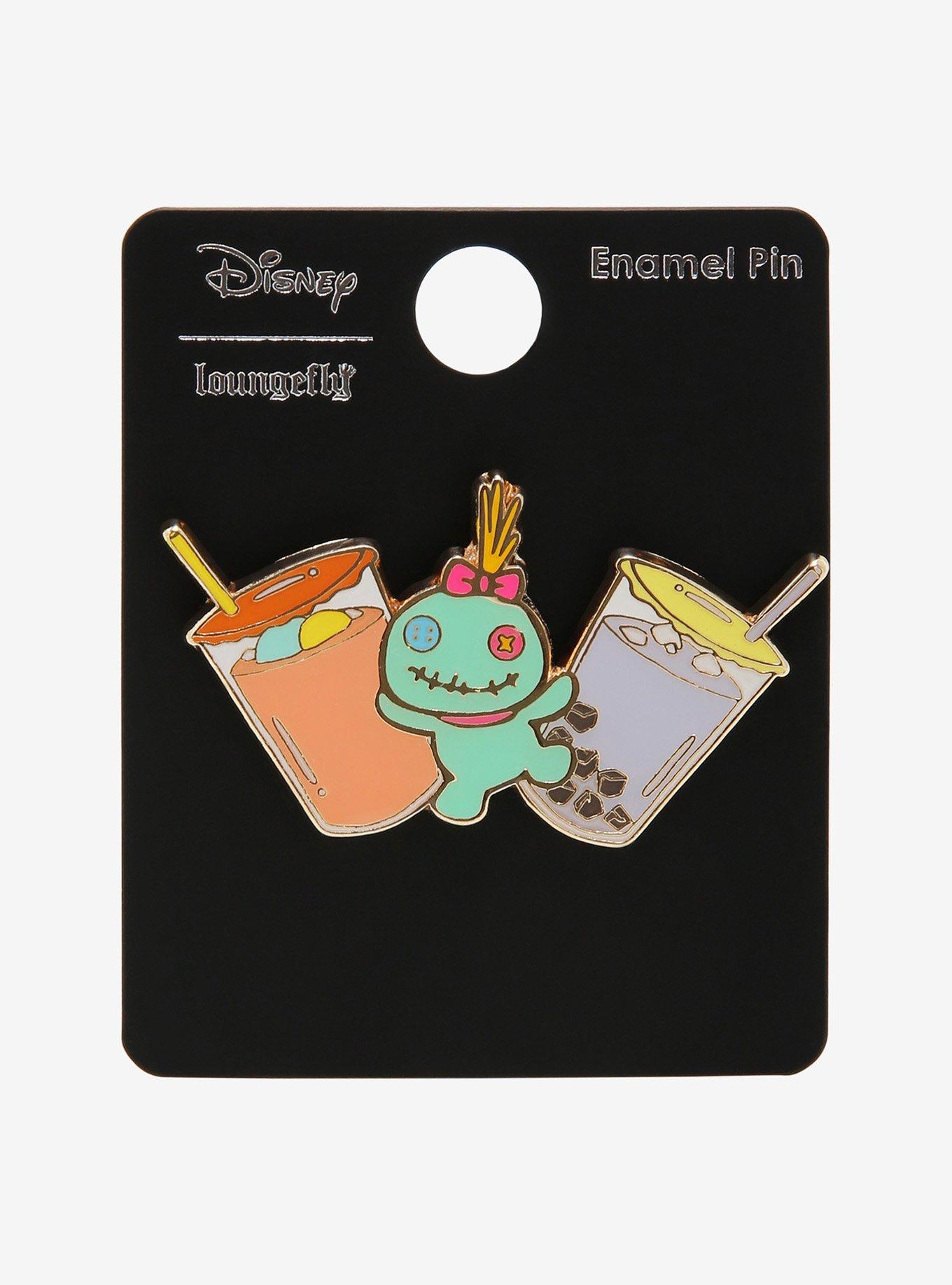 Loungefly Disney Lilo & Stitch Scrump with Boba Enamel Pin - BoxLunch Exclusive, , alternate