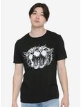 Another Angry Janus Cat T-Shirt By Craig Horky, BLACK, alternate