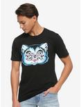 13 Eyed Cat T-Shirt By Craig Horky, BLACK, alternate