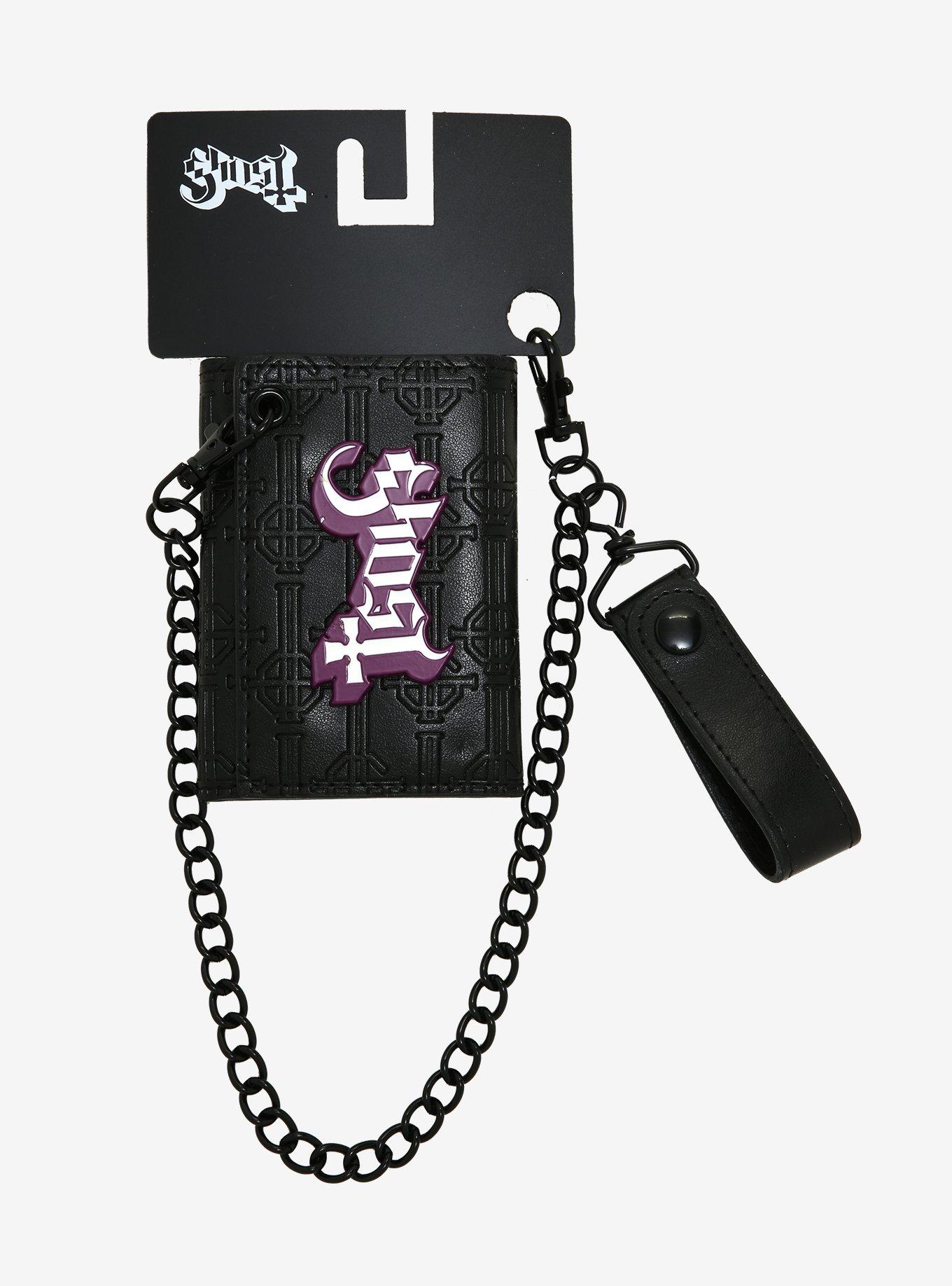 Ghost Grucifix Tri-Fold Chain Wallet, , alternate