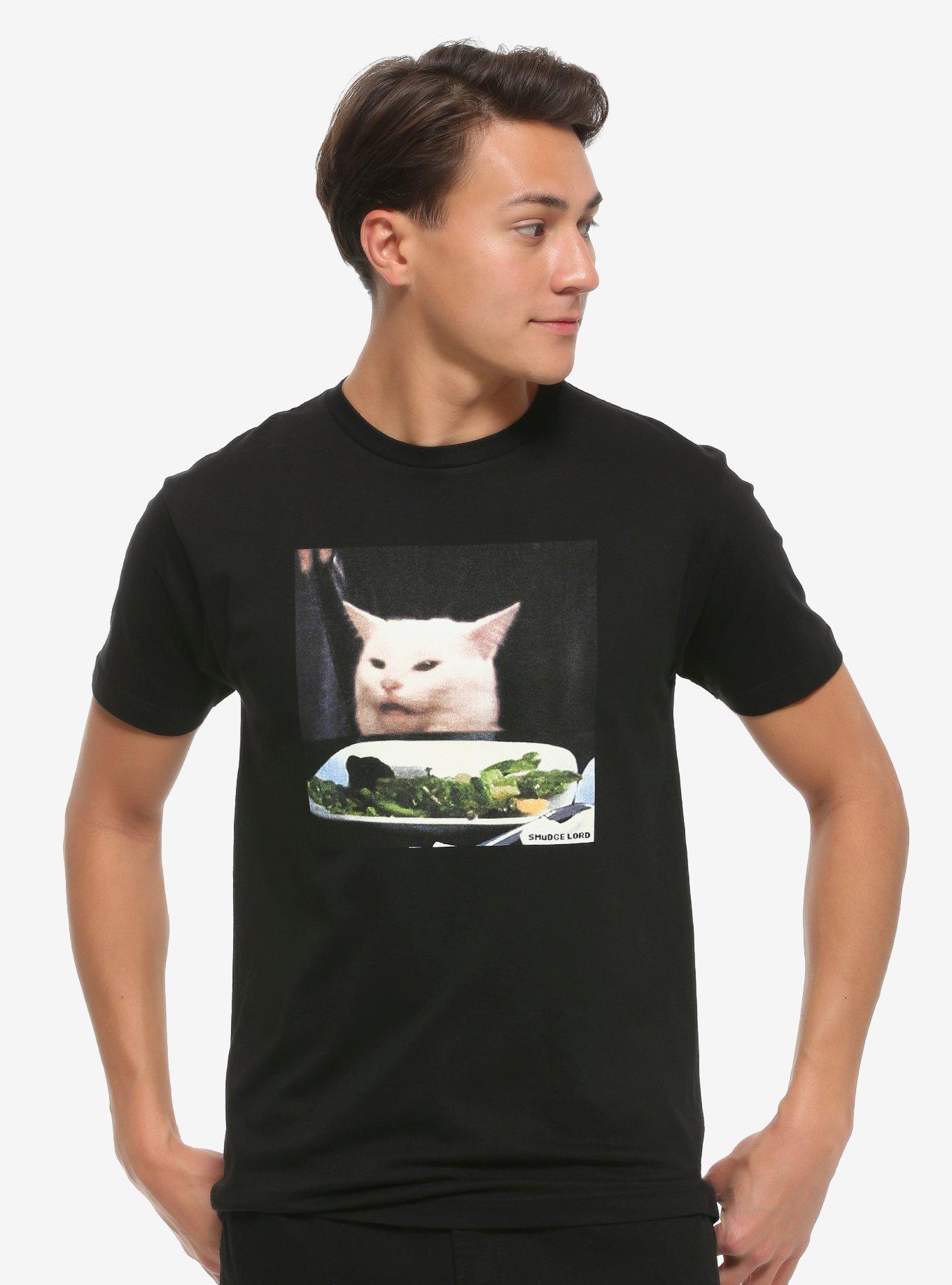 Smudge Lord Cat Meme T-Shirt, BLACK, alternate
