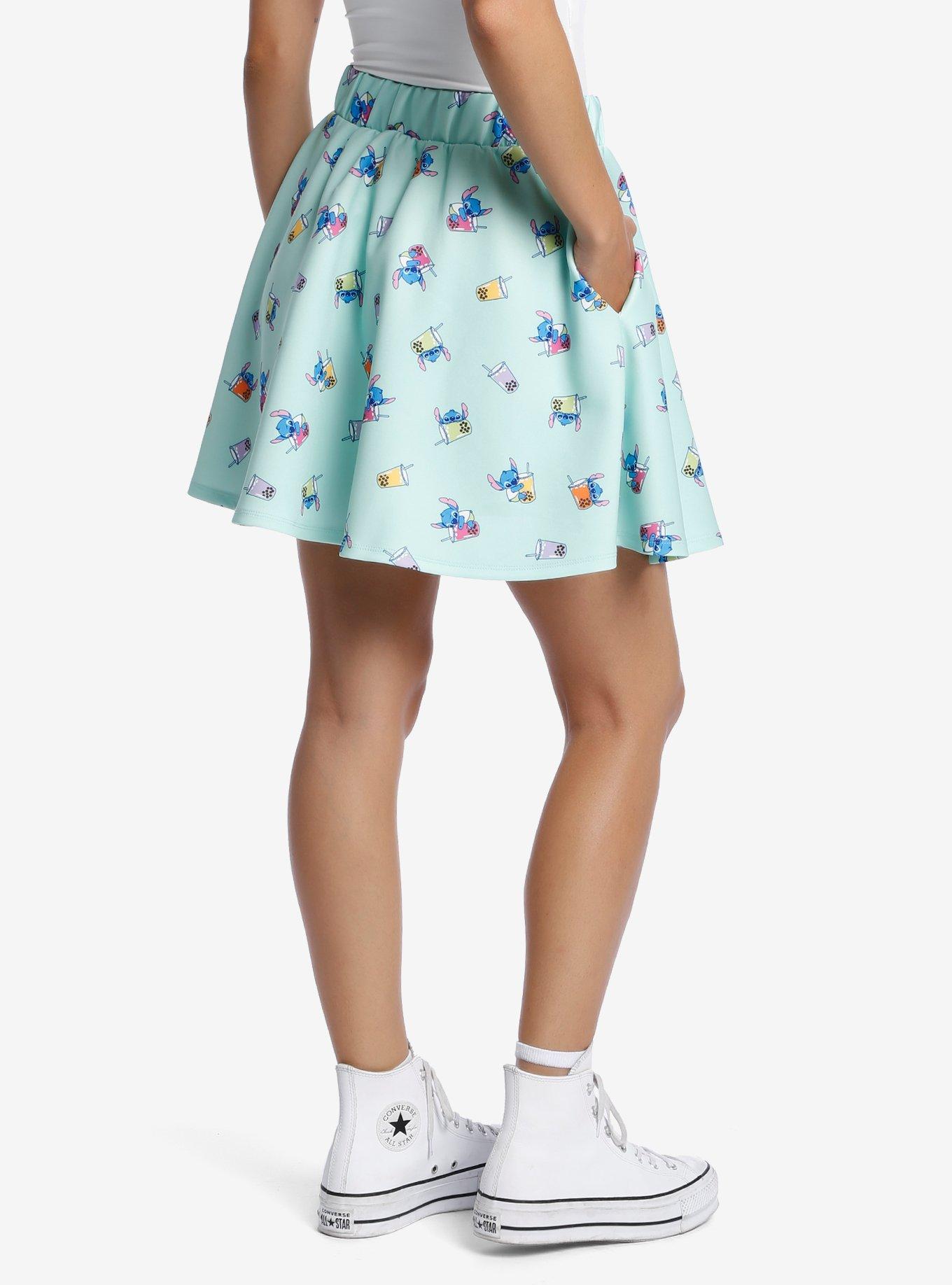 Disney Lilo & Stitch Boba Skater Skirt, MULTI, alternate