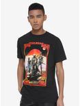 Star Wars The Mandalorian Art Deco Frame T-Shirt, BLACK, alternate