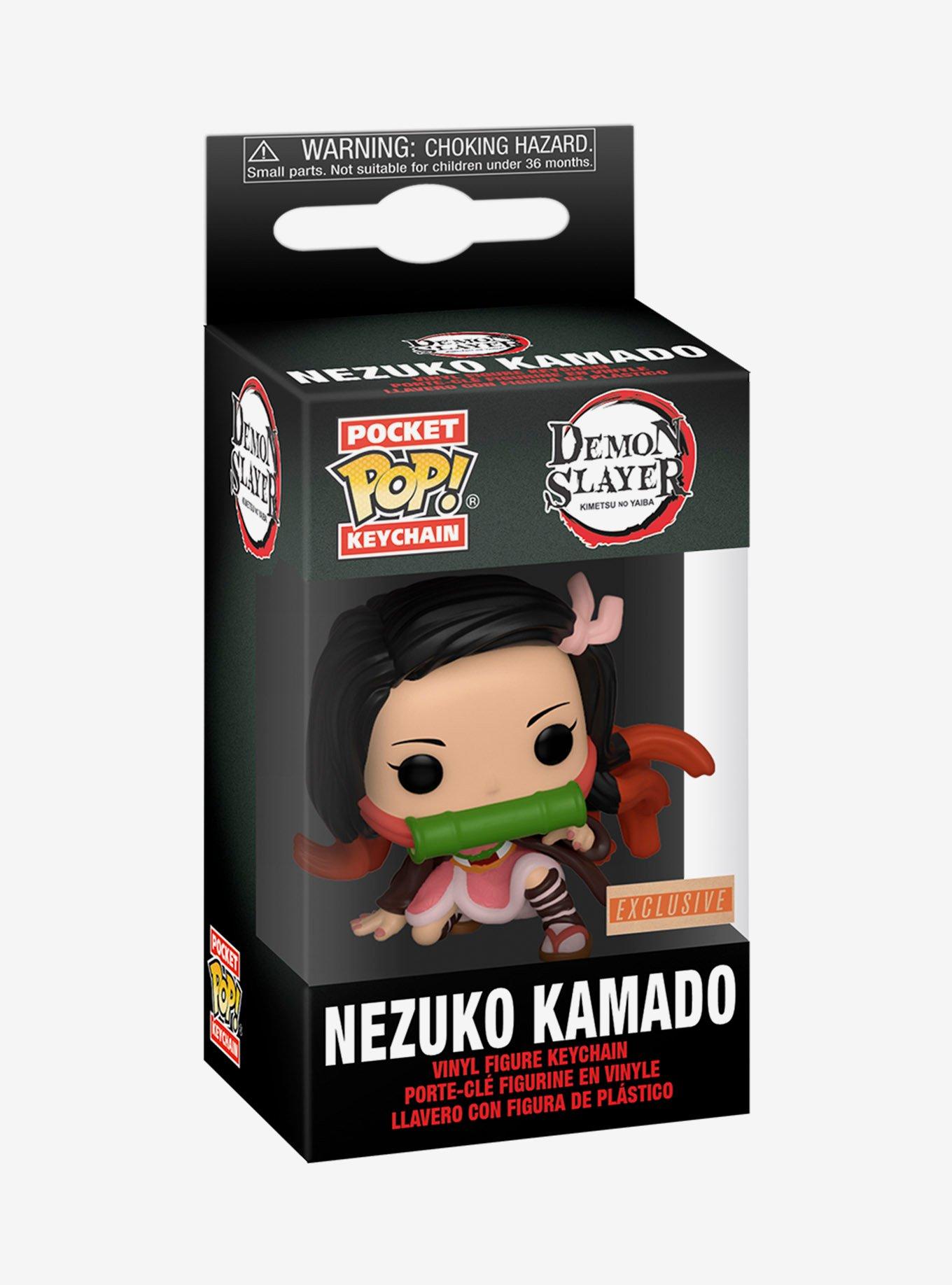 Funko Pocket Pop! Demon Slayer: Kimetsu no Yaiba Nezuko Kamado (Crouching)  Vinyl Keychain - BoxLunch Exclusive