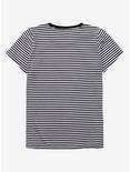 Marvel Logo Striped Women's T-Shirt - BoxLunch Exclusive, WHITE, alternate