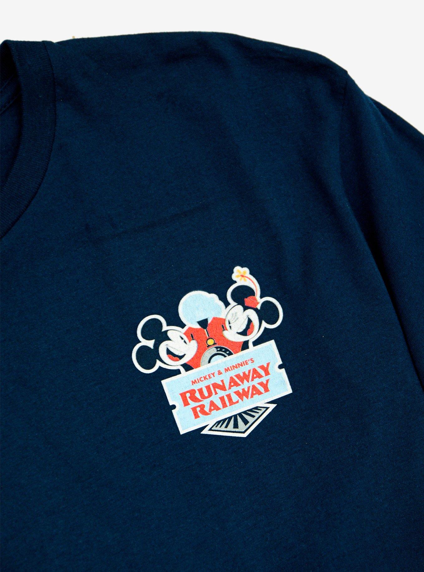 Disney Mickey & Minnie's Runaway Railway T-Shirt, NAVY, alternate