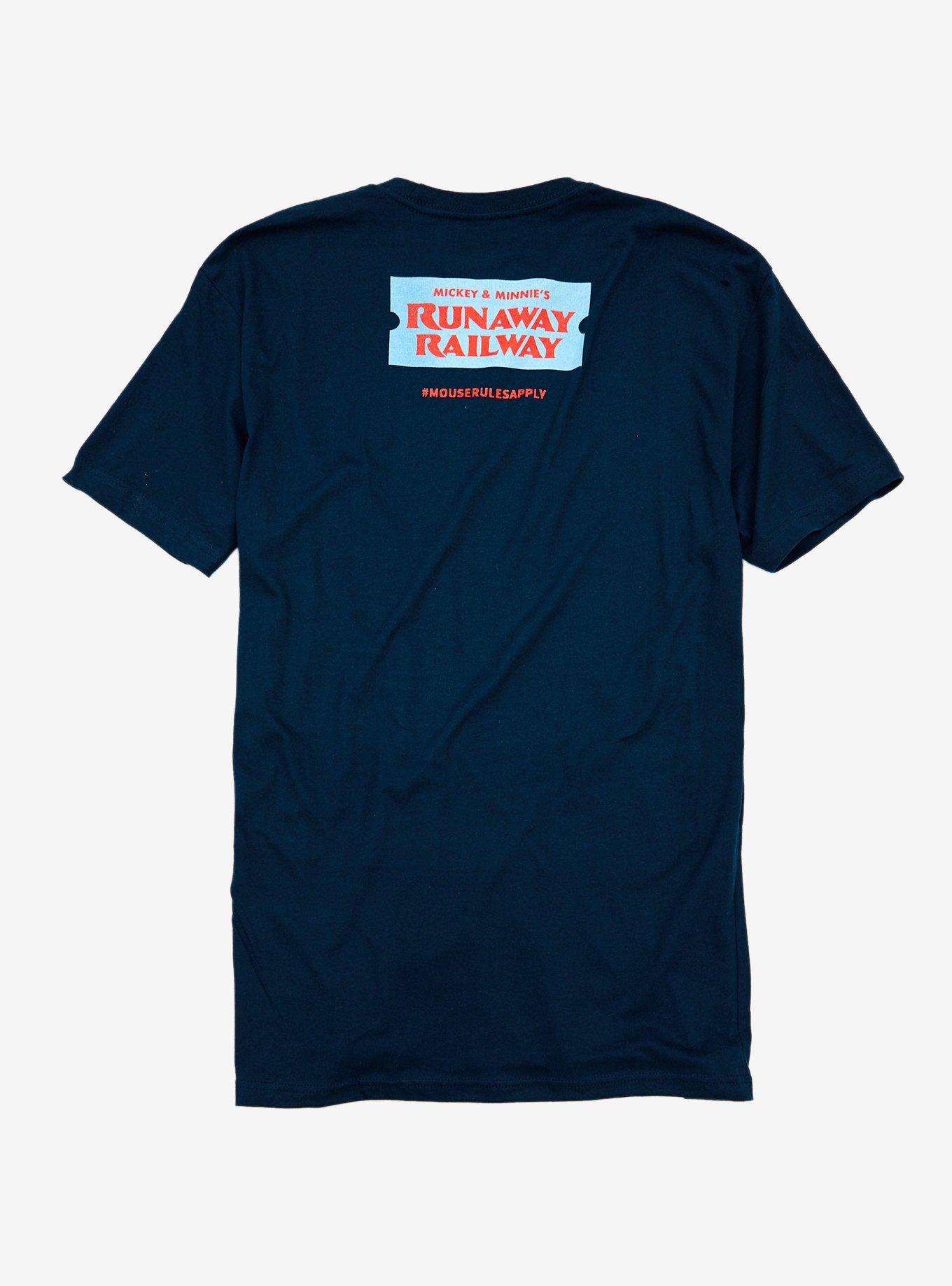 Disney Mickey & Minnie's Runaway Railway T-Shirt, NAVY, alternate