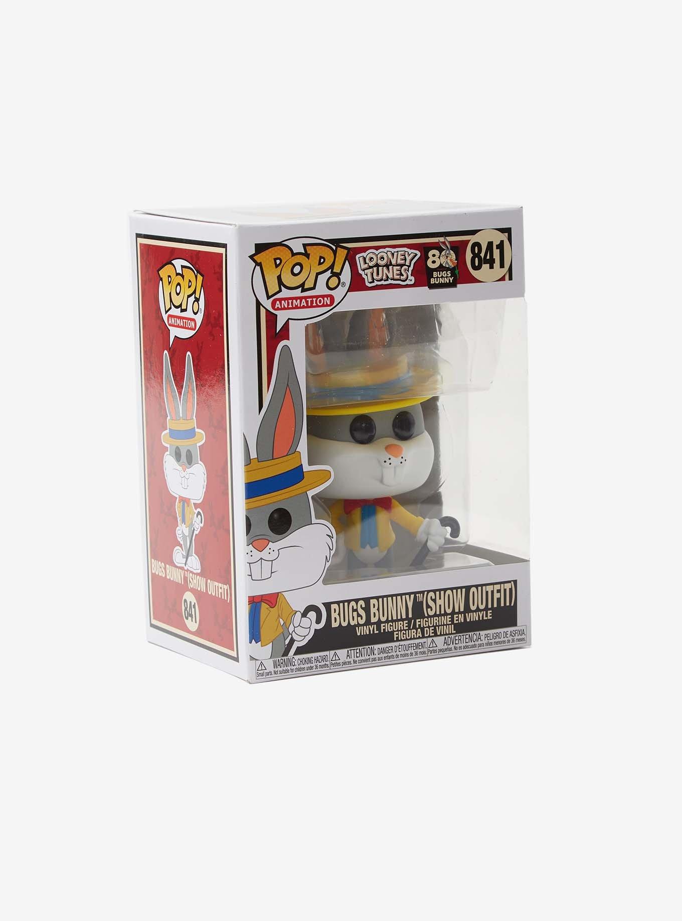 Funko Looney Tunes Bugs Bunny 80th Anniversary Pop! Animation Bugs Bunny (Show Outfit) Vinyl Figure, , alternate