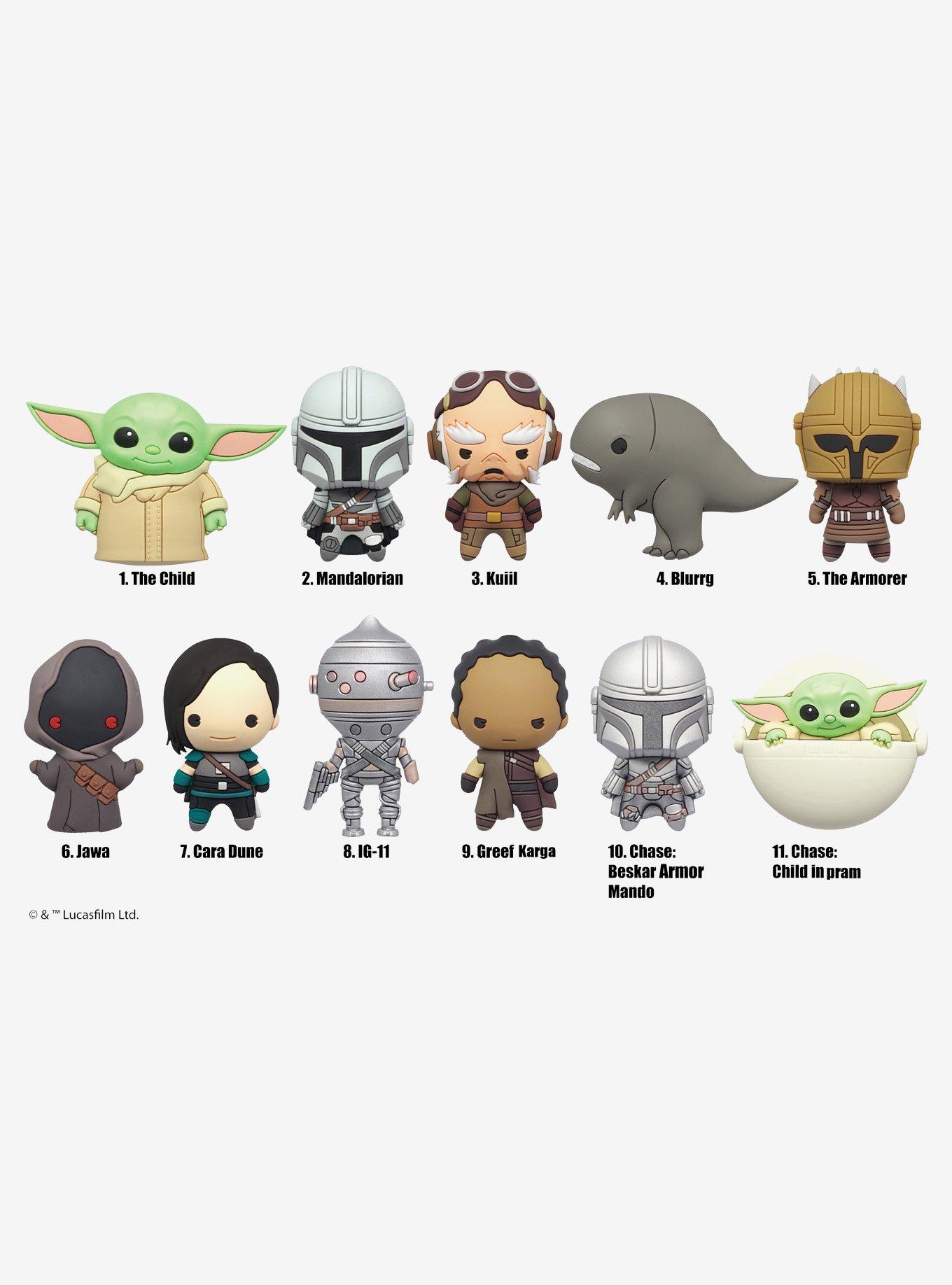 Star Wars The Mandalorian Blind Bag Figural Key Chain, , alternate