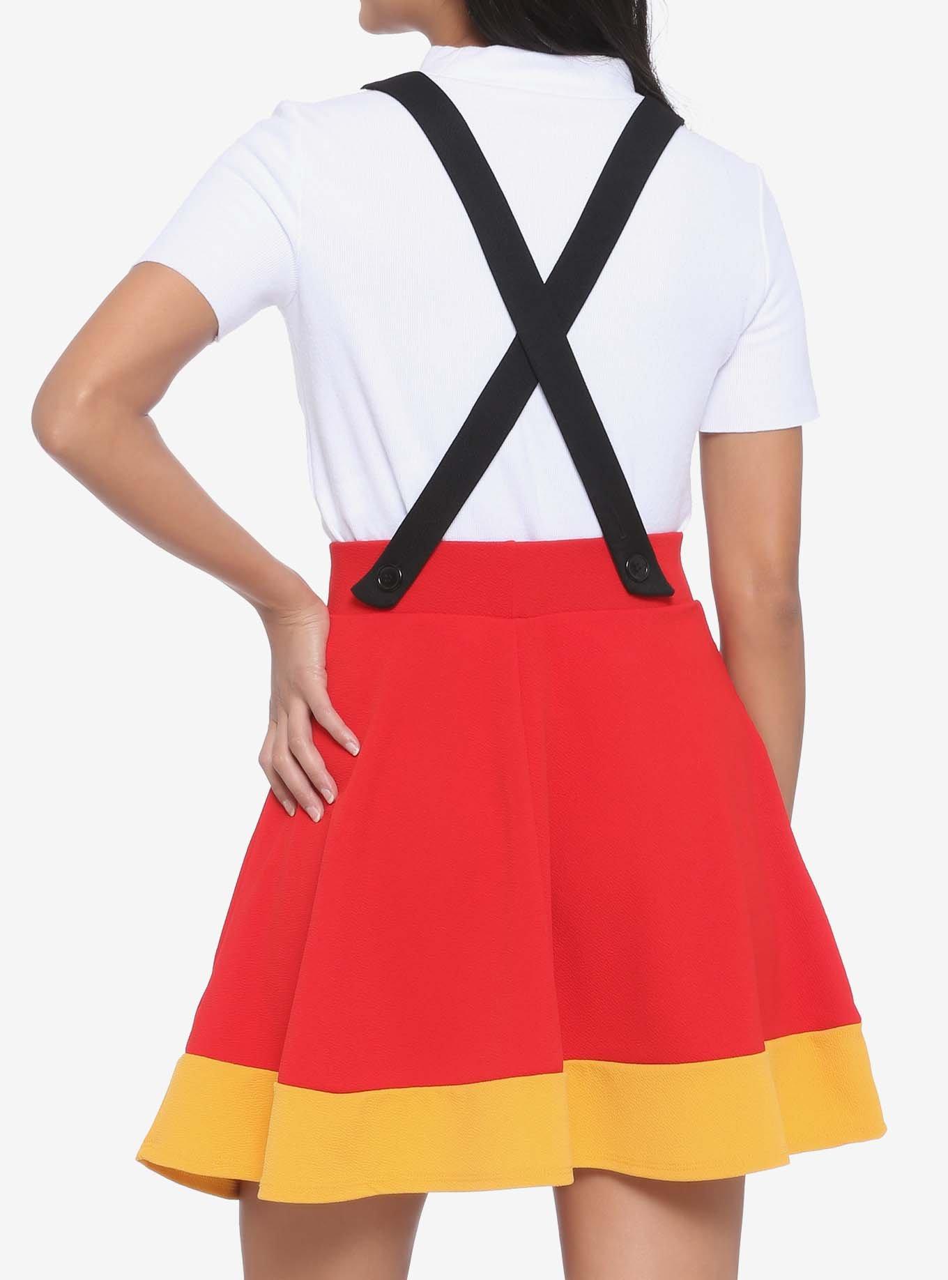 Disney Mickey Mouse Suspender Skirt, MULTI, alternate