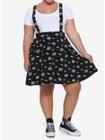Studio Ghibli Spirited Away Soot Sprite Suspender Skirt Plus Size, BLACK, alternate