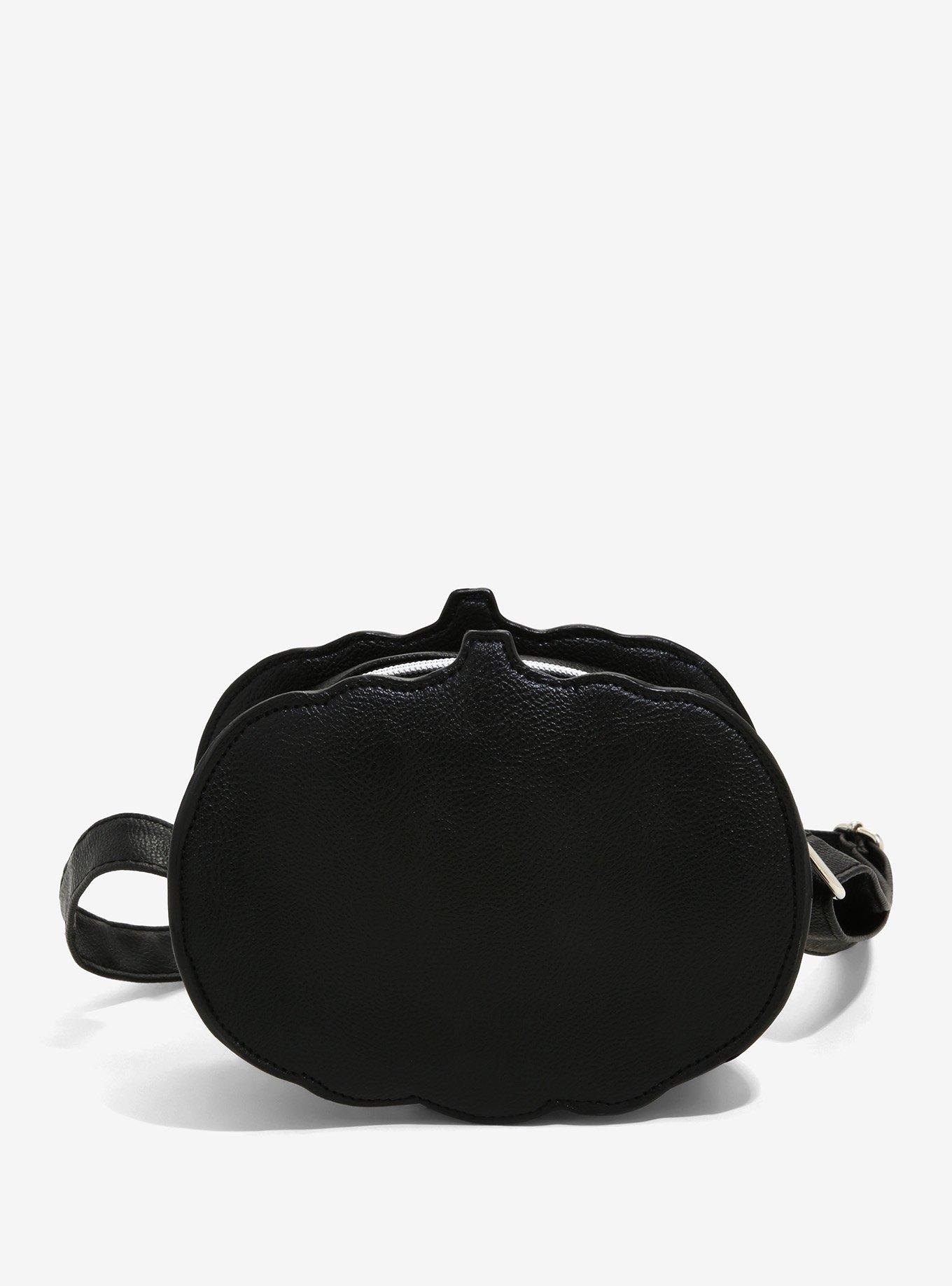 Black Pumpkin Glow-In-The-Dark Crossbody Bag, , alternate