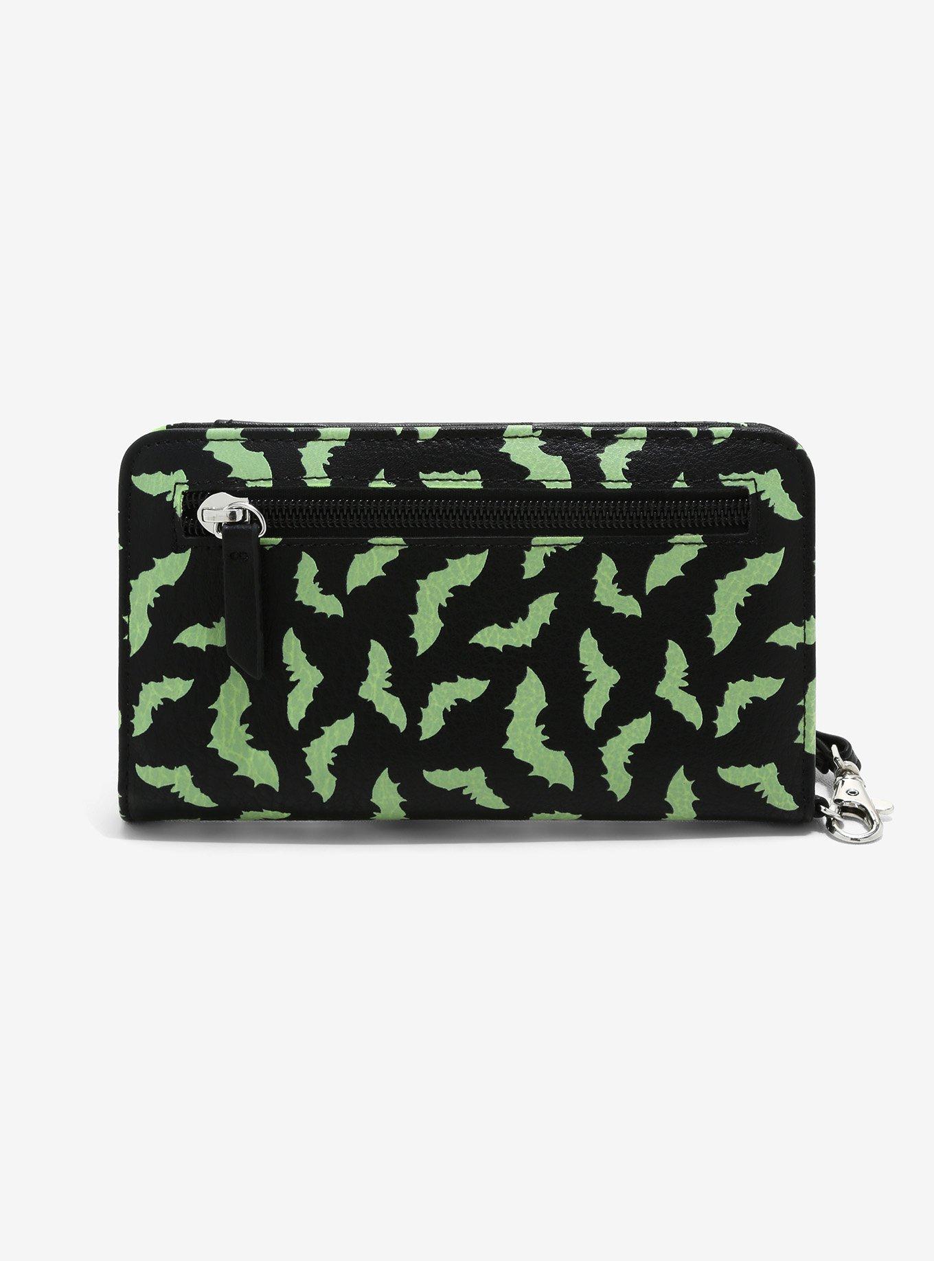 Bats Glow-In-The-Dark Tech Wallet, , alternate