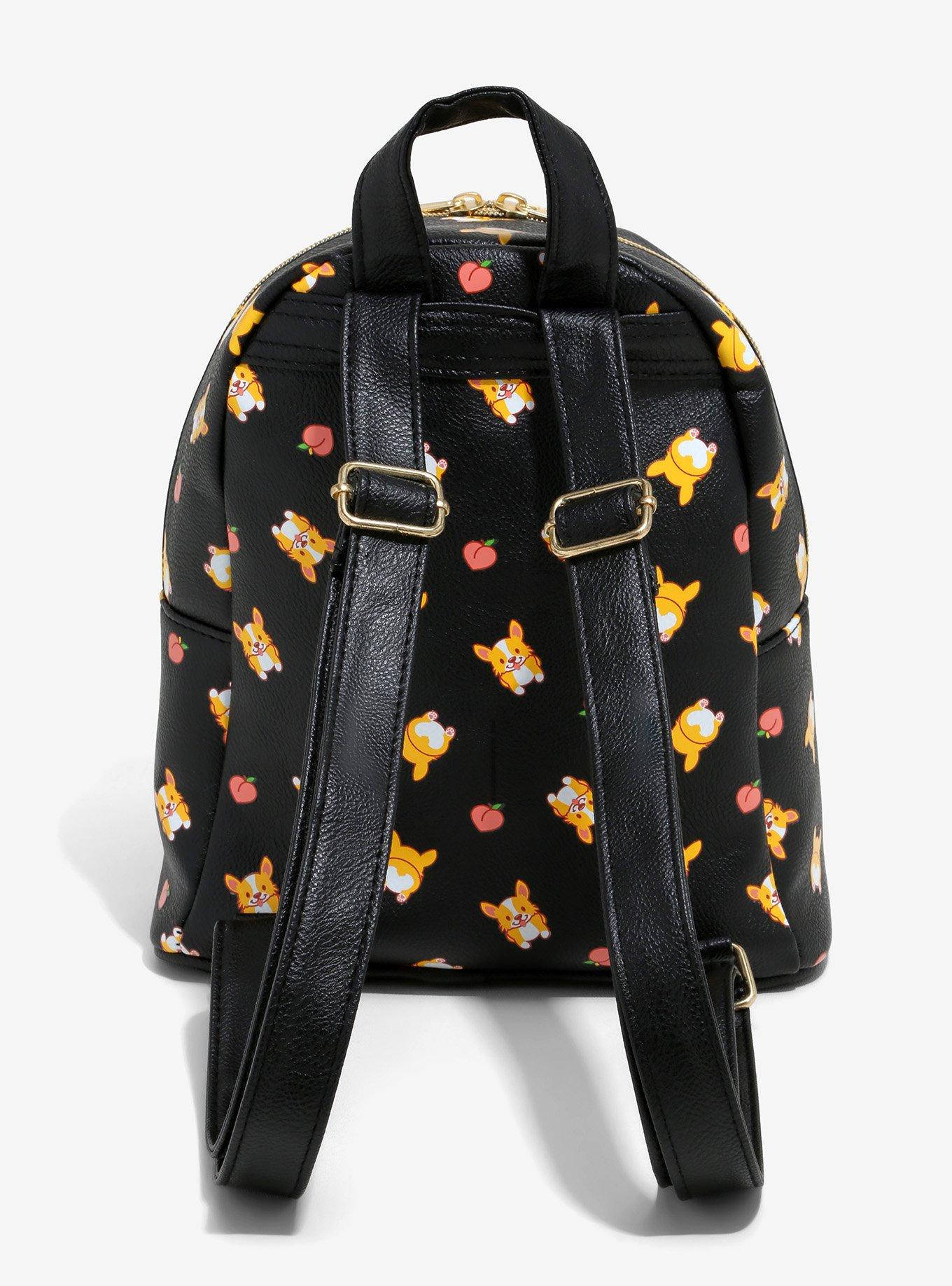 Corgis & Peaches Mini Backpack, , alternate