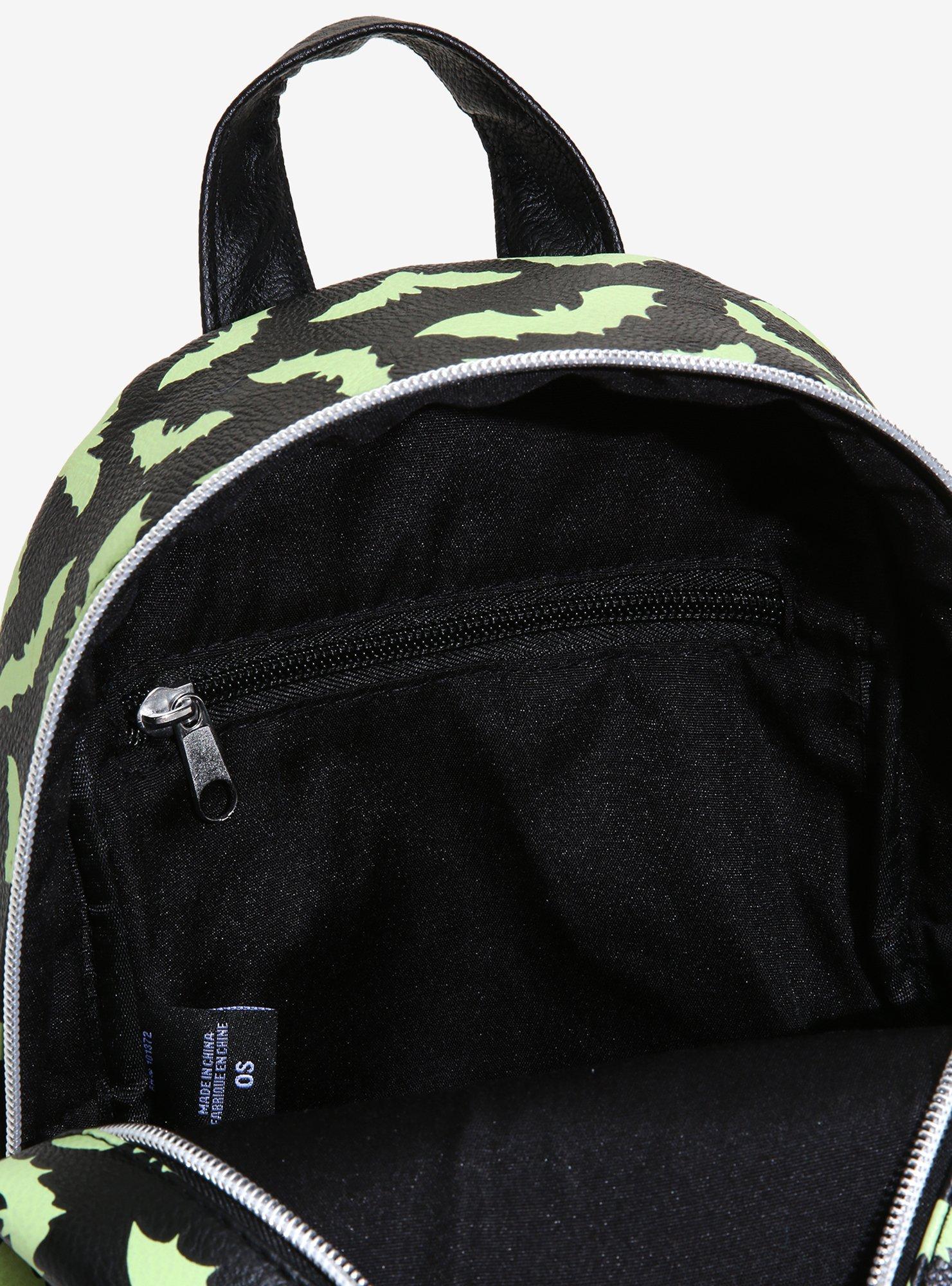 Bats Glow-In-The-Dark Mini Backpack, , alternate