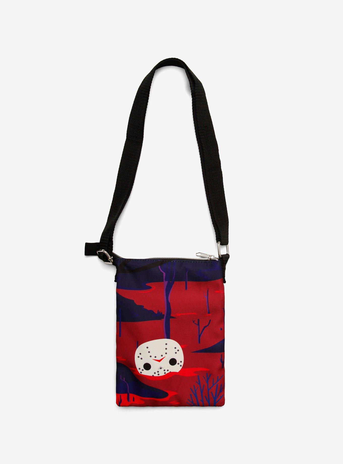 Loungefly Friday The 13th Jason Chibi Passport Crossbody Bag, , alternate