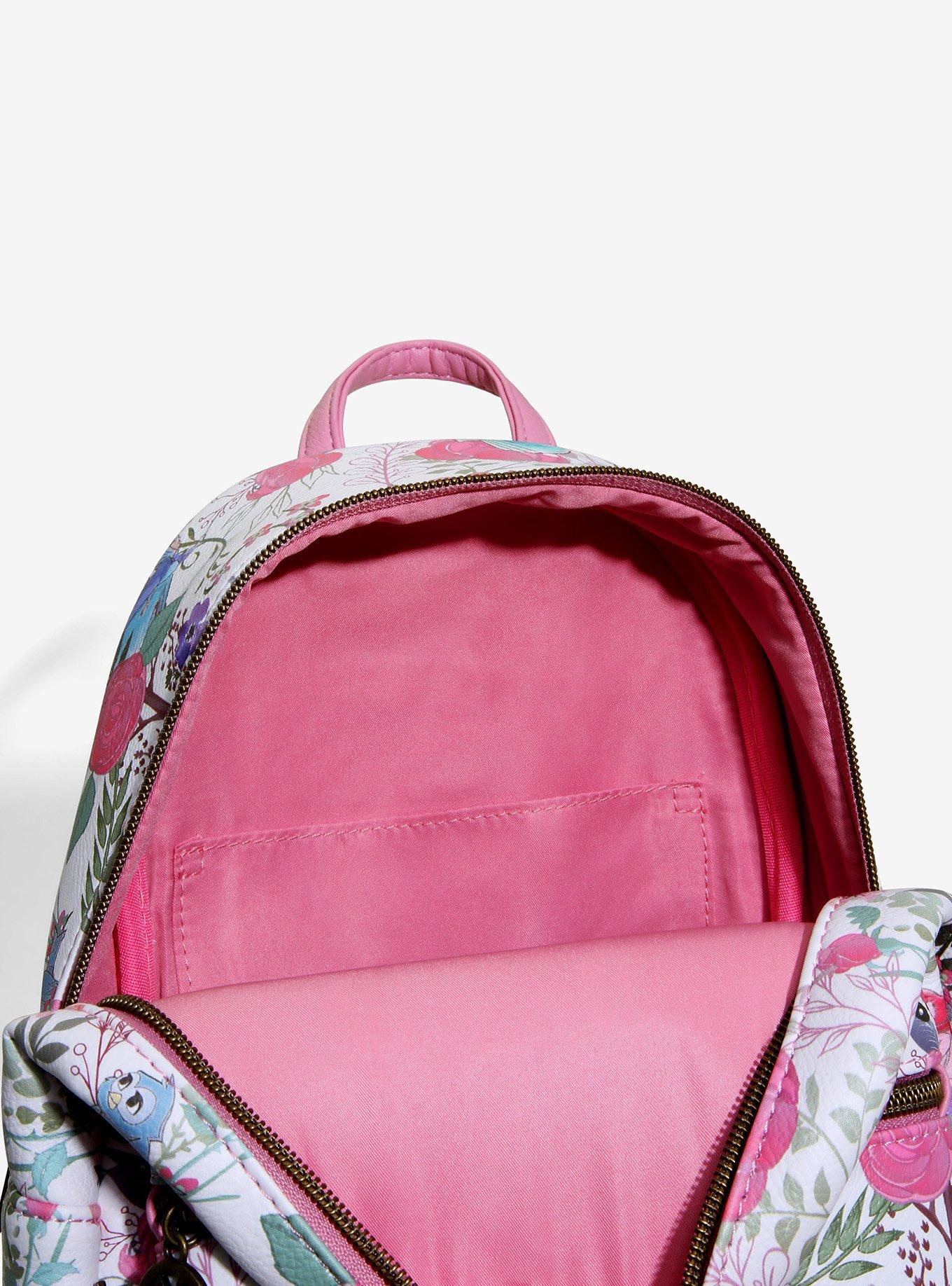 Loungefly Disney Sleeping Beauty Flowers & Fairies Mini Backpack, , alternate