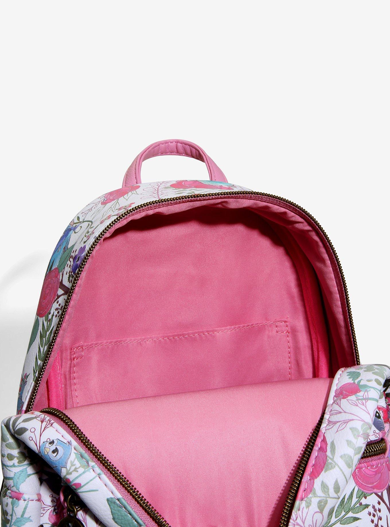 Sleeping Beauty Fairy Godmothers Floral Mini-Backpack