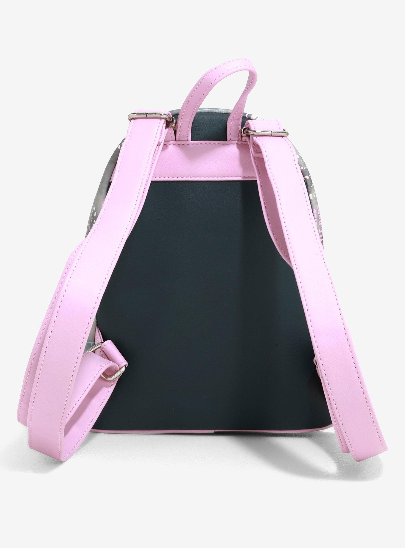 Loungefly Beetlejuice Pastel Tie-Dye Icons Mini Backpack, , alternate