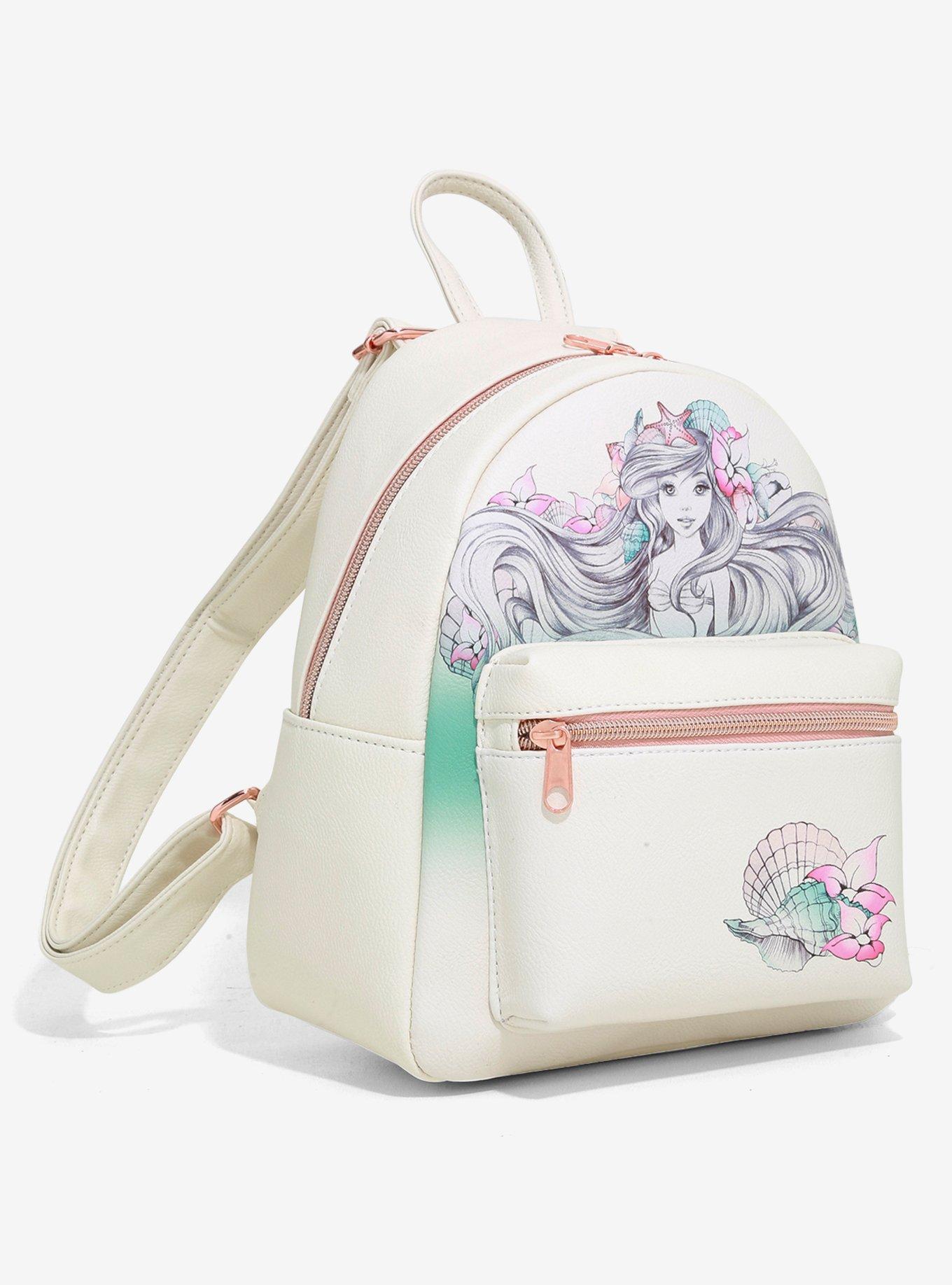 Disney The Little Mermaid Sketch Shells Mini Backpack, , alternate