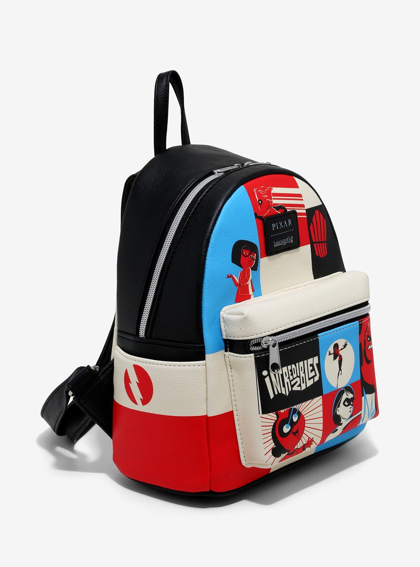 Loungefly Disney Pixar The Incredibles 2 Color-Block Mini Backpack, , alternate