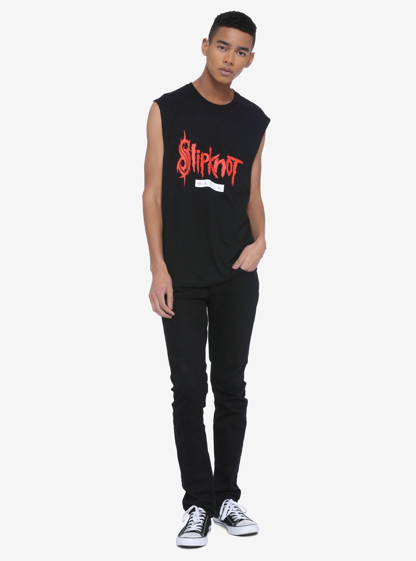 Slipknot W.A.N.Y.K. Muscle T-Shirt, BLACK, alternate