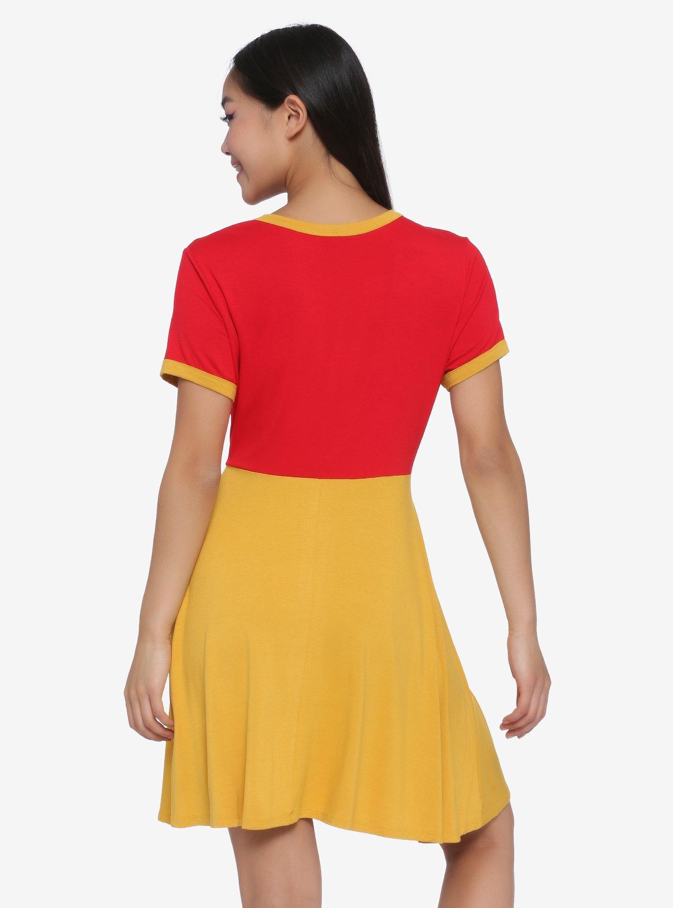 Disney Winnie The Pooh Ringer Dress, MULTI, alternate